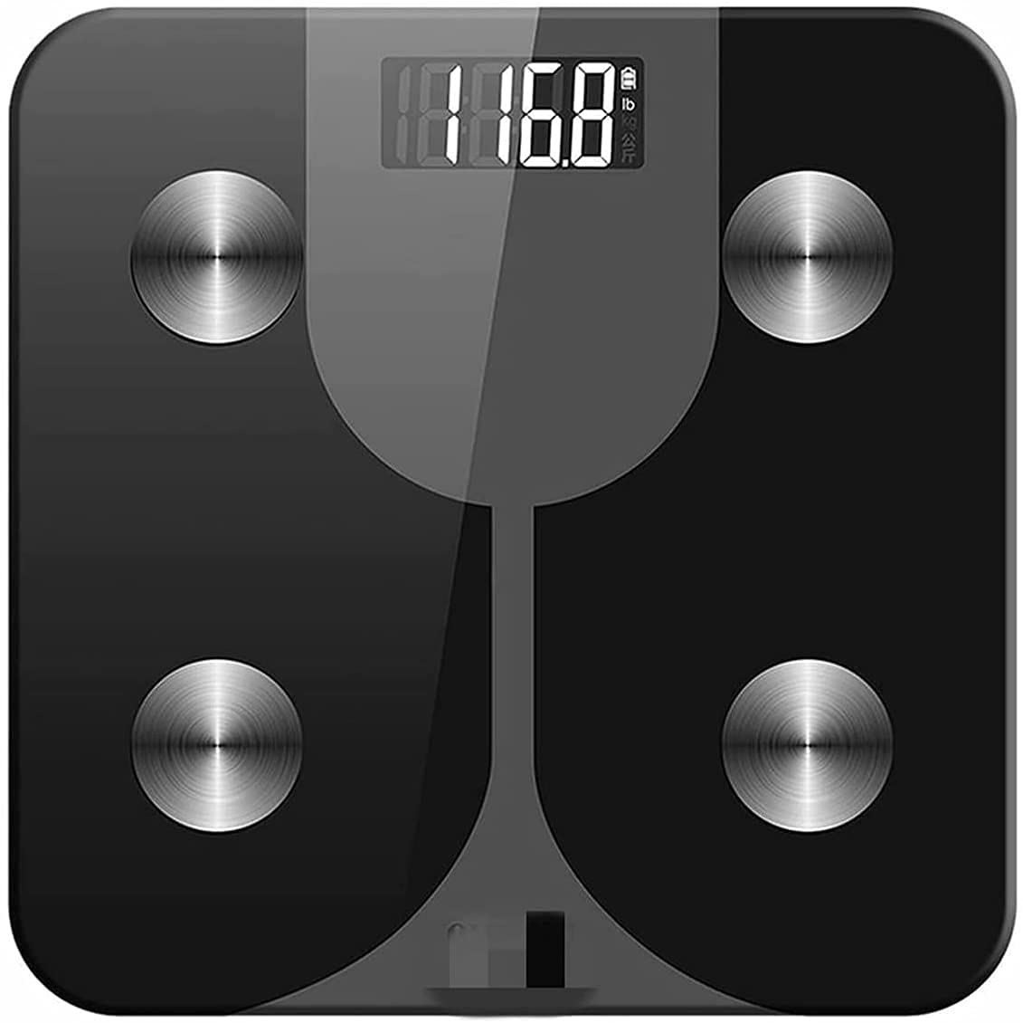 YOUOOK Smart Body Fat Scale - Digital Bluetooth Bathroom Weight Scale with Body Composition Analyzer, 396 lbs Capacity - Track Weight, BMI, Muscle Mass for Home Fitness & Health Monitoring