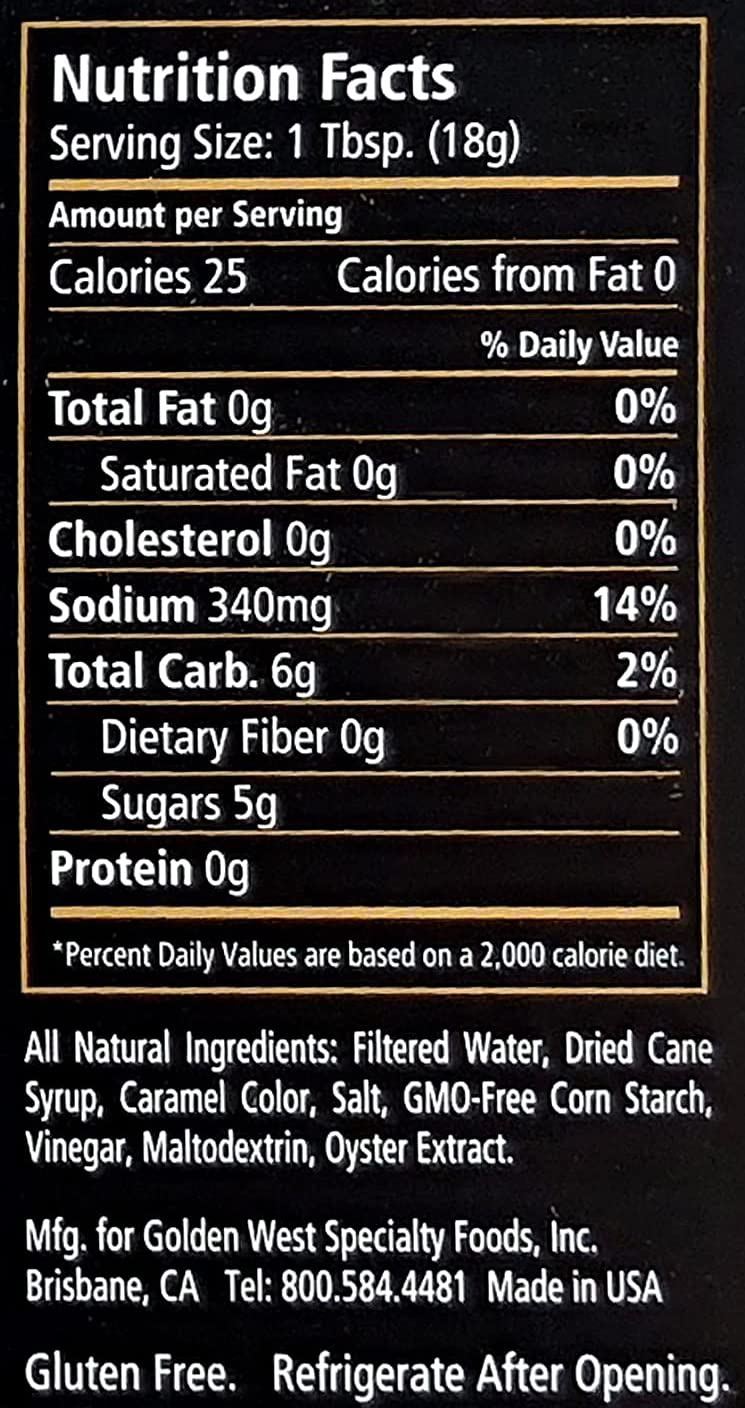 Gluten-Free Oyster Sauce by Wok Mei - 64 oz Large Restaurant Size for Asian Cooking, Stir Fry & Marinades