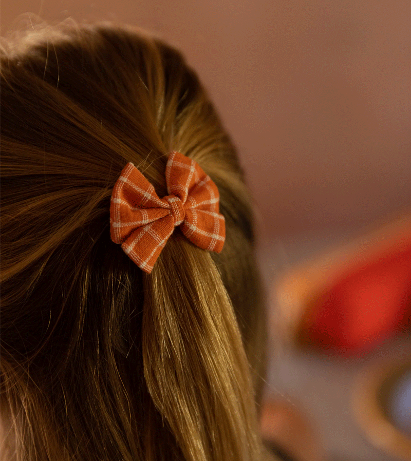 Sticky Lemon Carrot Orange Hair Bow Clip - Cute Hair Accessories for Girls, Women, Toddlers - Perfect for Parties, Weddings, Daily Wear & Photo Shoots