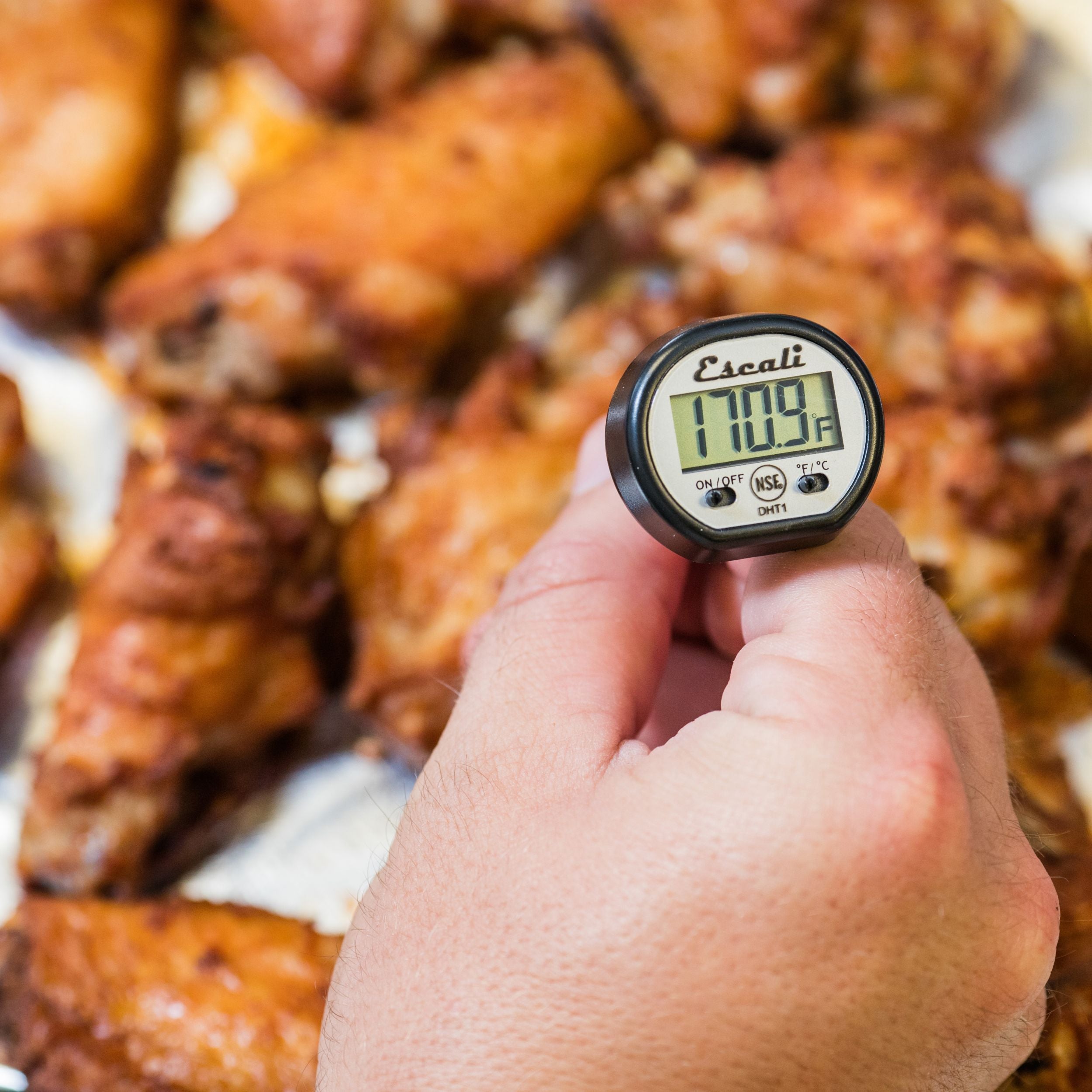 Digital Pocket Thermometer - Fast & Accurate Instant Read Thermometer for Cooking, Grilling, BBQ, Meat, Candy, Liquids - Perfect for Kitchen, Outdoor, Camping & Home Use