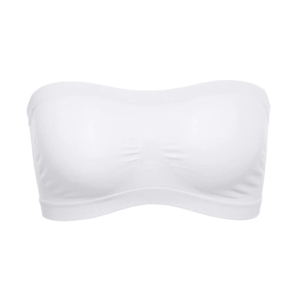 Strapless Bras for Women - Seamless Invisible No Show Bra with Uplift Support, Stretchy Comfort for Plus Size & Sports Activities | Perfect for Weddings, Workouts & Everyday Wear