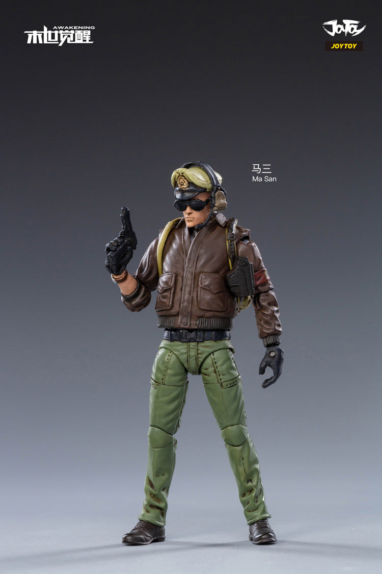 JOYTOY 1/18 Scale 3.75 Inch Action Figure Set - Awakening Luoning, Masan & Tiezha (3PCS) | Collectible Military Model Toys for Display & Role Play