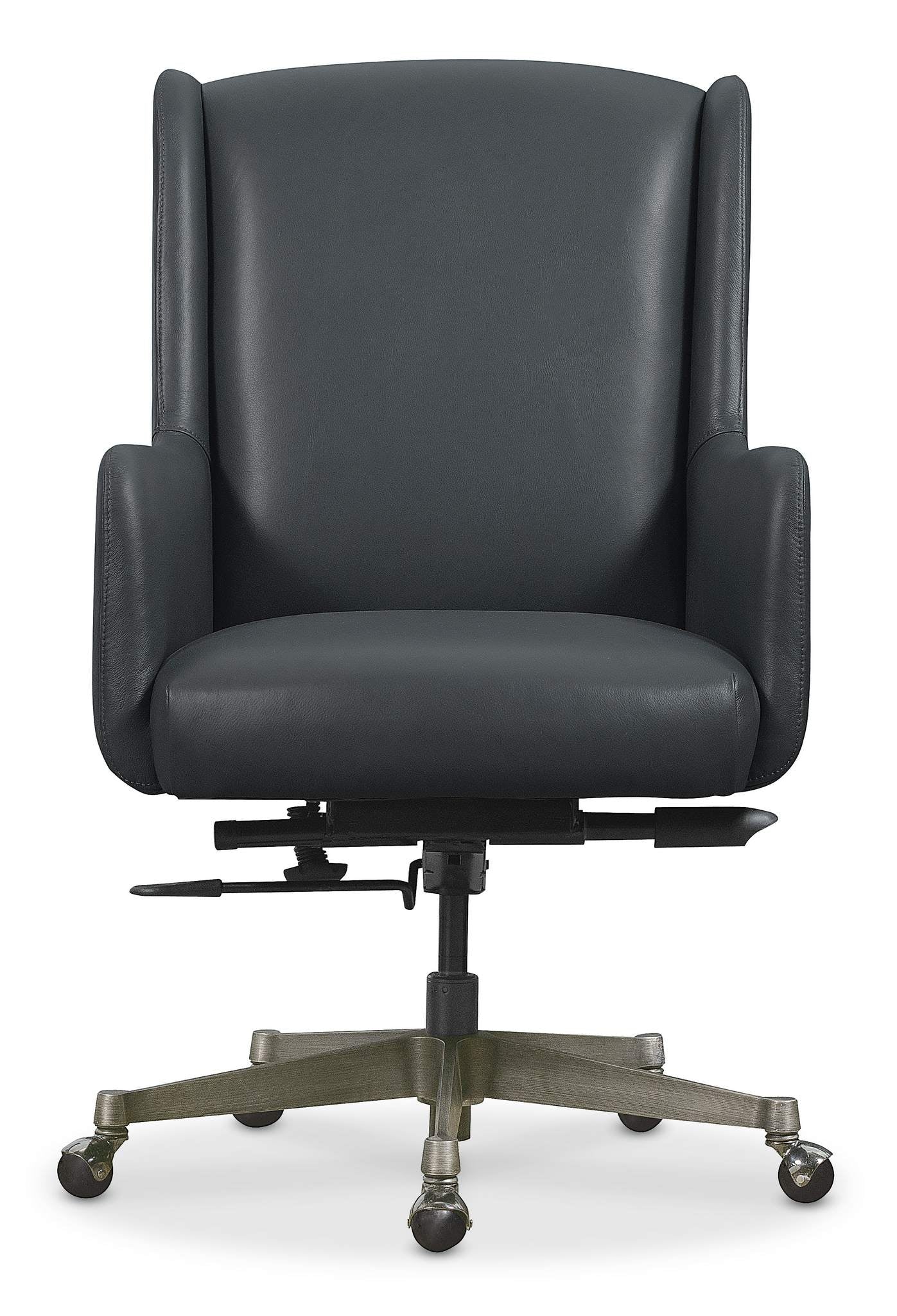 Benito Executive Swivel Tilt Office Chair in Blue | Ergonomic Adjustable Desk Chair with Lumbar Support | Perfect for Home Office, Conference Rooms & Workspaces