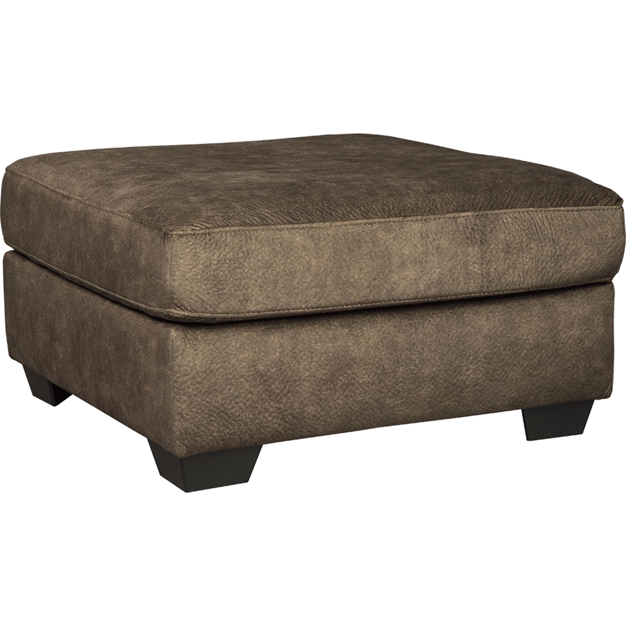 Accrington Oversized Accent Ottoman in Earth Tone - Perfect for Living Room, Bedroom & Home Decor