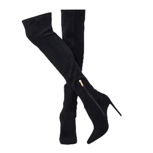 Black Suede Wools