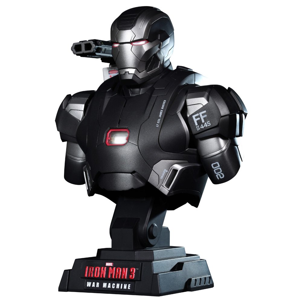 War Machine Quarter Scale Bust - Iron Man 3 Collectible Statue - Marvel Avengers Superhero Figurine - Perfect for Display, Marvel Fan Collection & Home Decor