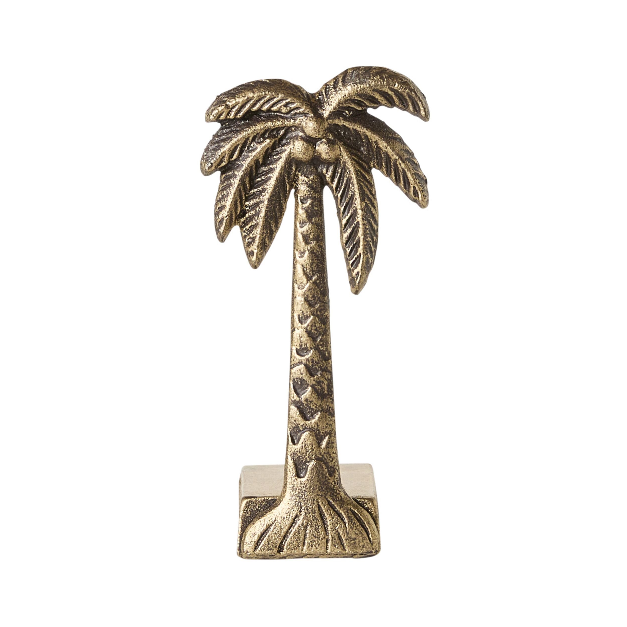 Antique Brass Door Stopper - Heavy Duty Palm Design for Sliding Doors, Home & Office Use - Decorative and Functional Door Wedge for Safety and Convenience