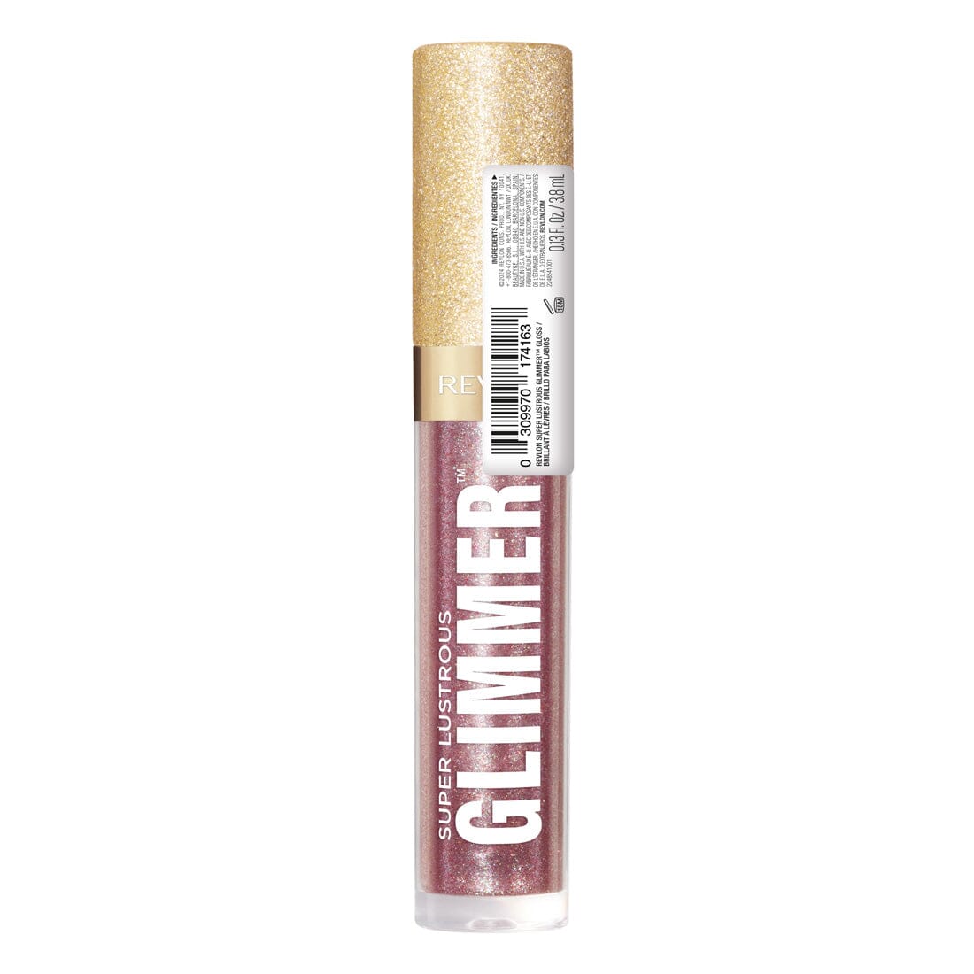Revlon Super Lustrous Glimmer Gloss - Lavender Lust Shimmer Lip Gloss (3.8ml) for Everyday Wear & Special Occasions