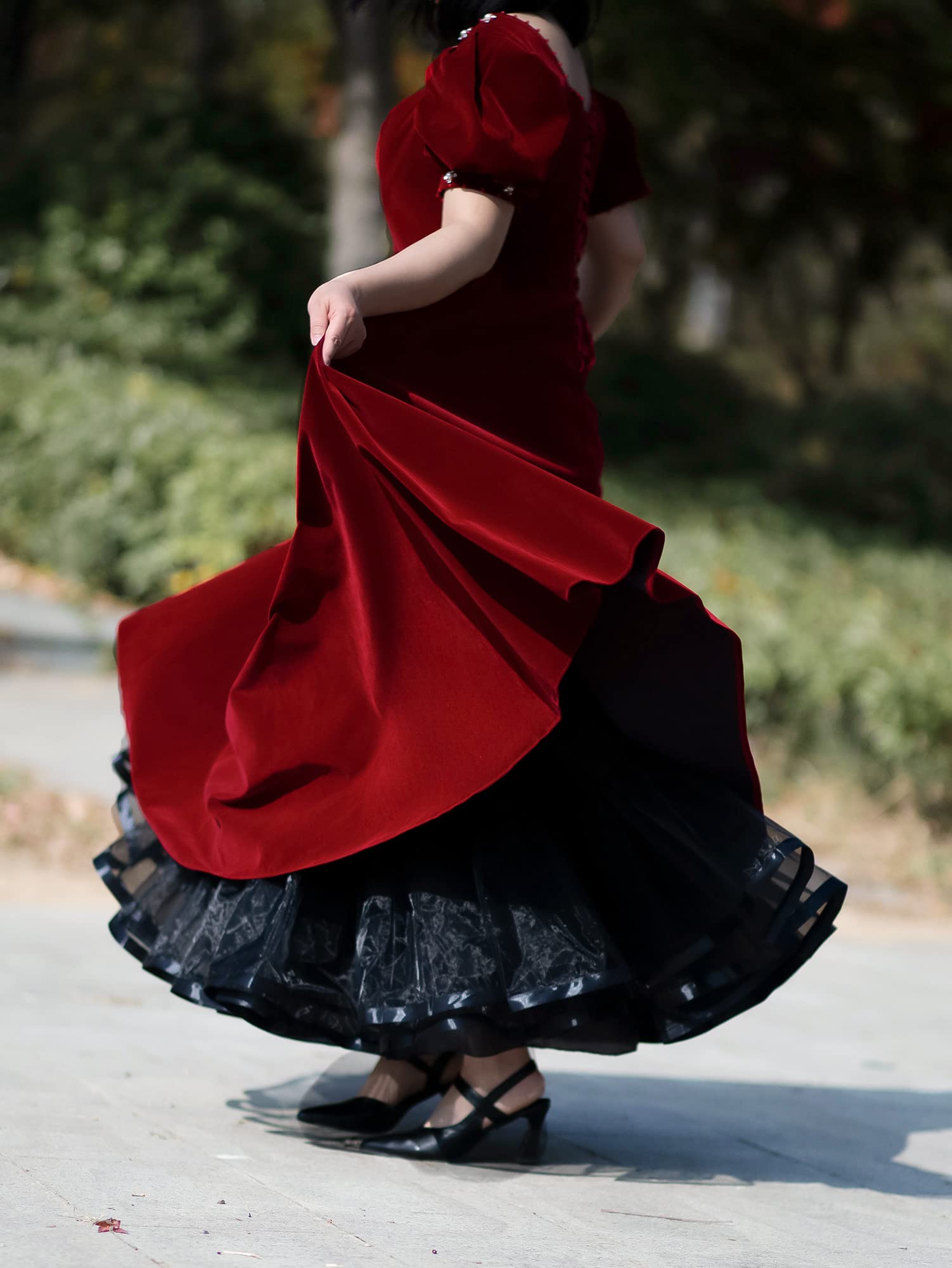 Women's Puffy Tulle Petticoat Skirt - Long Crinoline Underskirt for Wedding Dresses, Prom, Parties & Special Occasions | Perfect for Ball Gowns, Quinceañeras & Formal Events