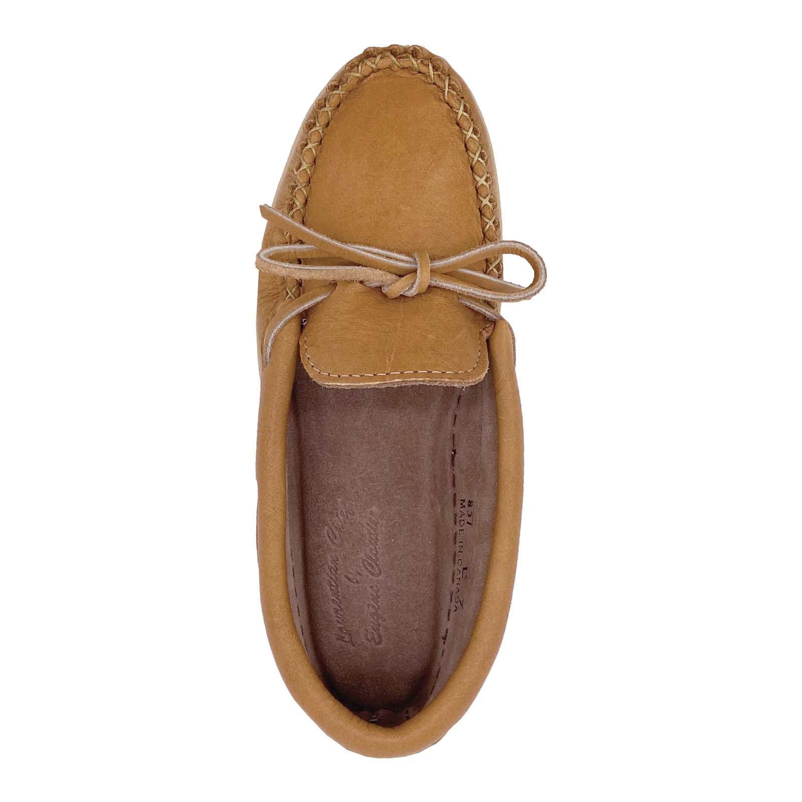 Women's Comfortable Rubber Sole Moose Hide Leather Moccasins - Soft Indoor/Outdoor Slippers for Home, Travel & Casual Wear