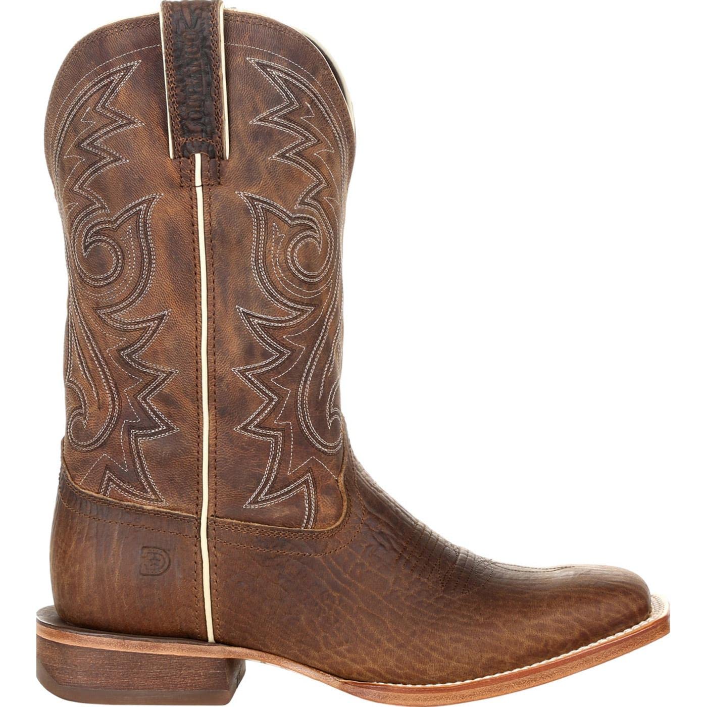 Durango Arena Pro Worn Saddle Western Boots for Men - Genuine Leather Cowboy Boots with Comfortable Fit - Perfect for Rodeo, Horseback Riding & Country Fashion