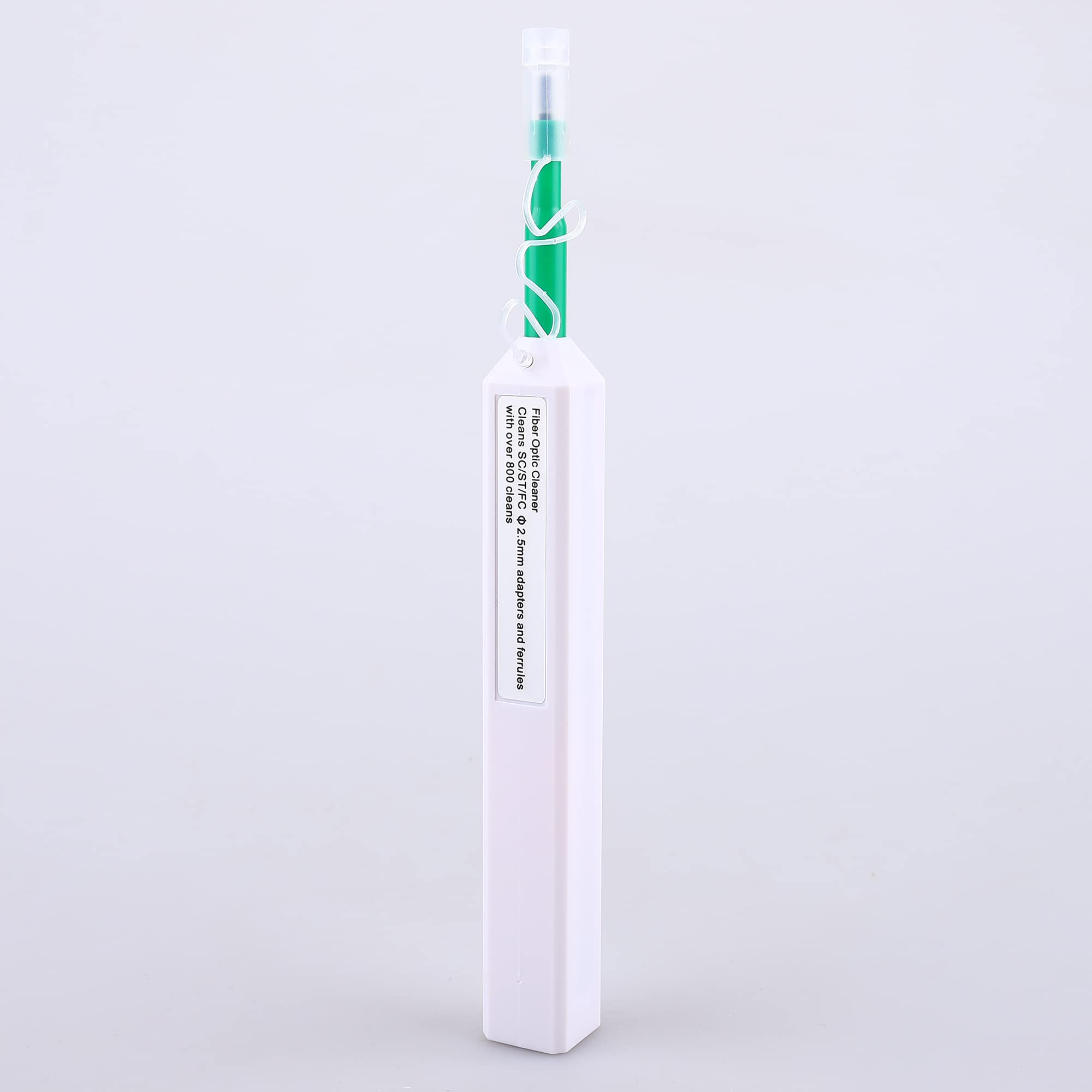 Professional FTTH Fiber Optic Cleaning Kit with Cassette - Compatible with FC/SC/ST/LC/MU/MPO Connectors (1.25mm/2.5mm) | Includes Fiber Cleaner Pen, Swabs & Wipes | Essential Tool for Network Maintenance & Data Center Cleaning