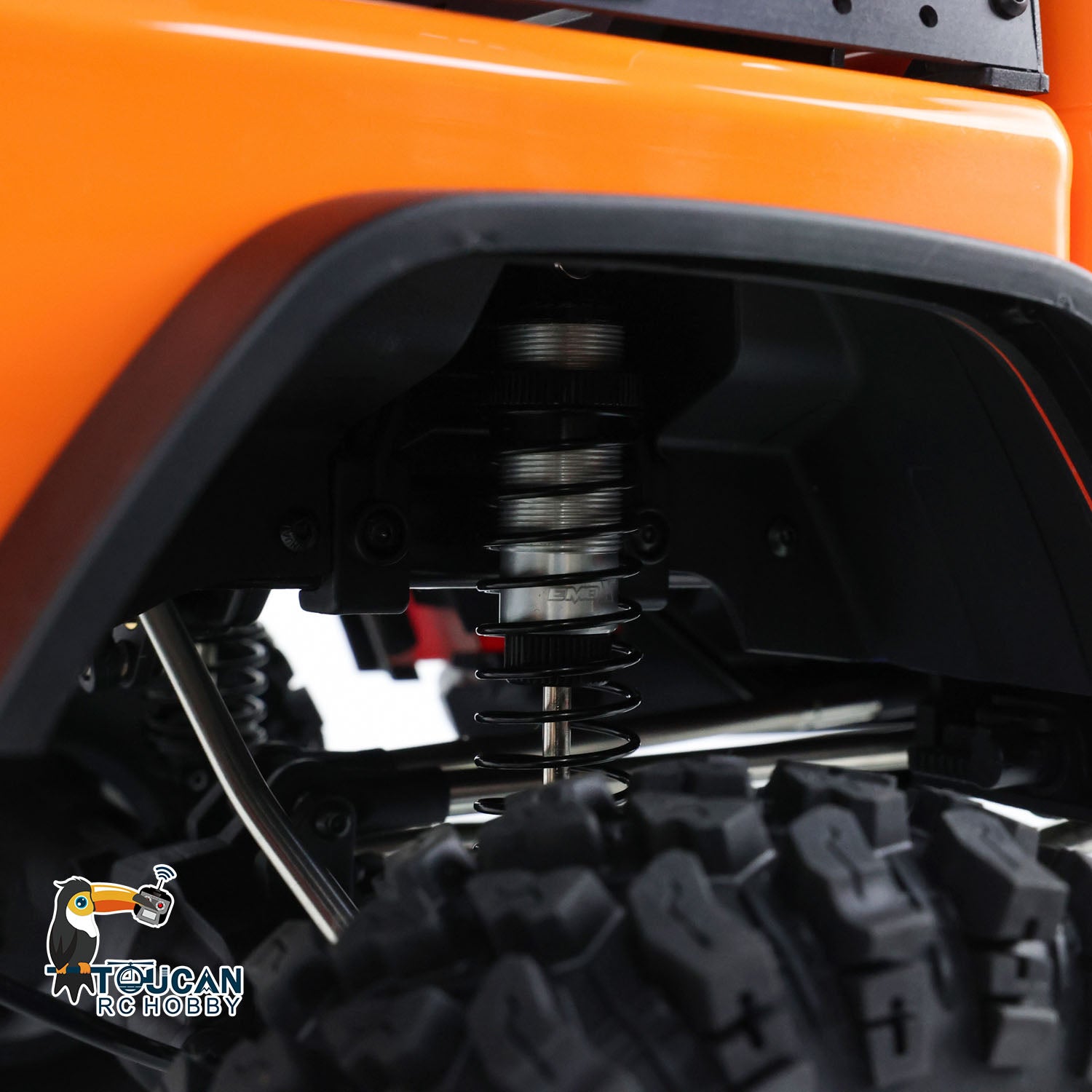 CrossRC EMO X4 1/8 Scale 4WD RC Crawler Truck - 436mm Wheelbase, Brushed Motor, Differential Lock, ESC - Off-Road Rock Crawling & Trail Adventures (US Stock)