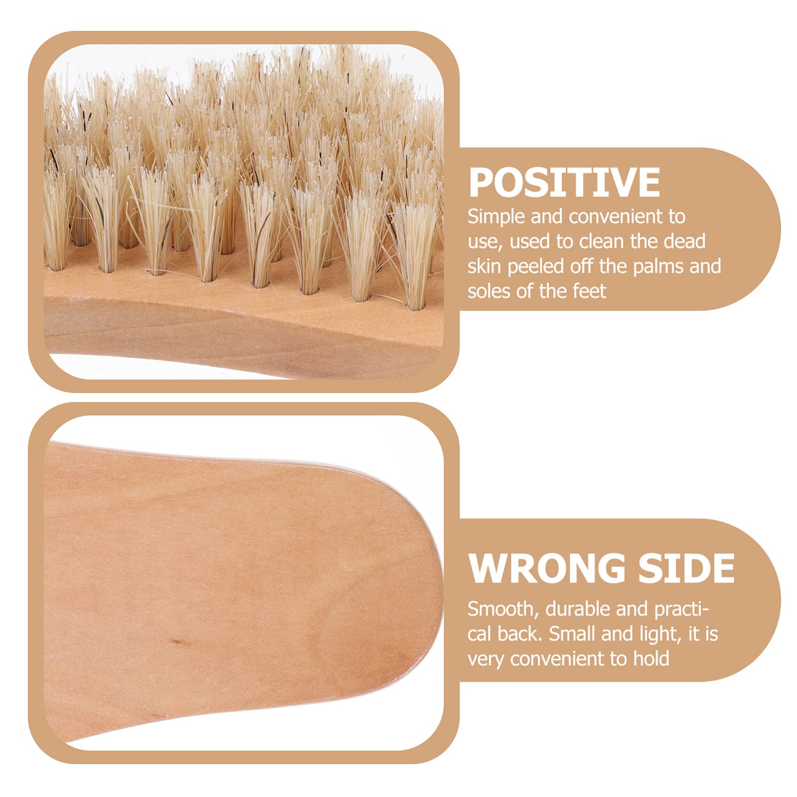 1pc Wooden Nail Dust Brush - Professional Nail Art Scrubber & Toenail Cleaning Kit with Soft Bristles - Perfect for Manicure, Pedicure & Nail Salon Use