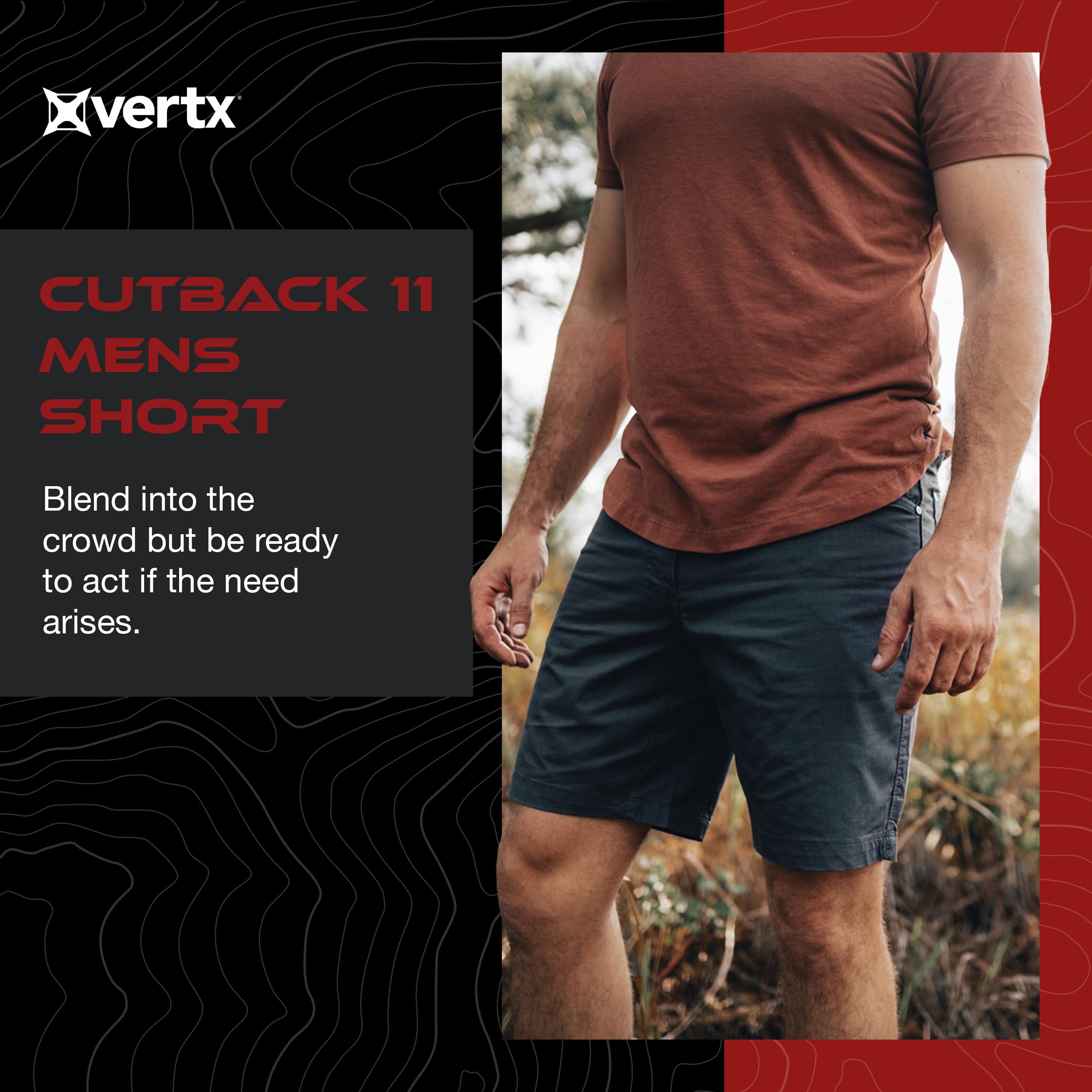 Vertx Cutback Men's Tactical Cargo Shorts 11