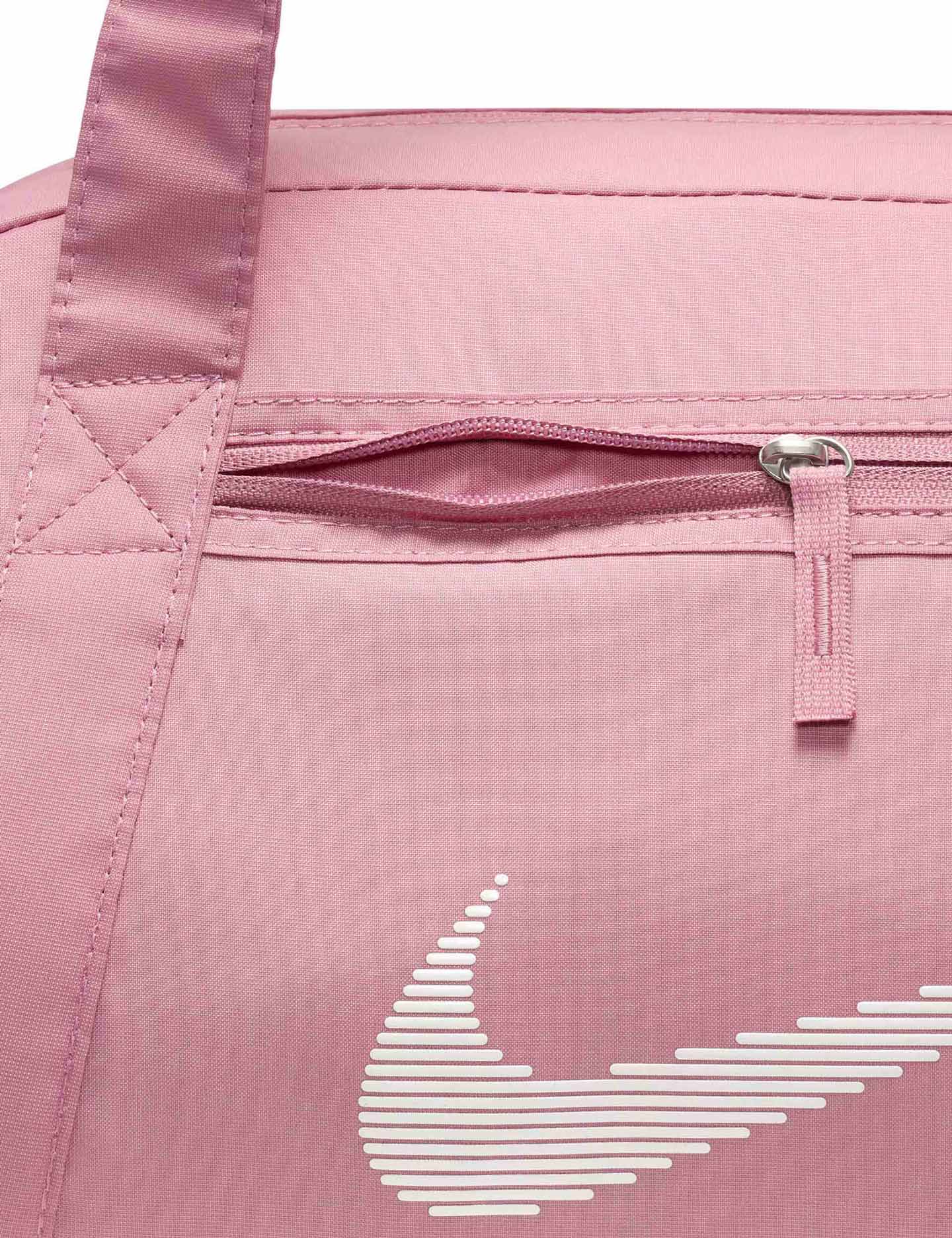 Gym Club Duffel Bag Elemental Pink/White - Large Sports Tote for Workout, Travel & Gym - Durable Fitness Bag for Women & Men