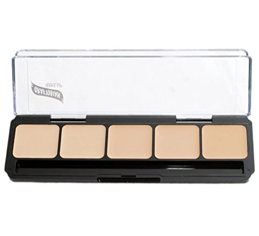 Graftobian HD High Definition Glamour Creme Palette - Neutral Tones for Professional Makeup Artists | Perfect for Photo Shoots, Film & Bridal Makeup