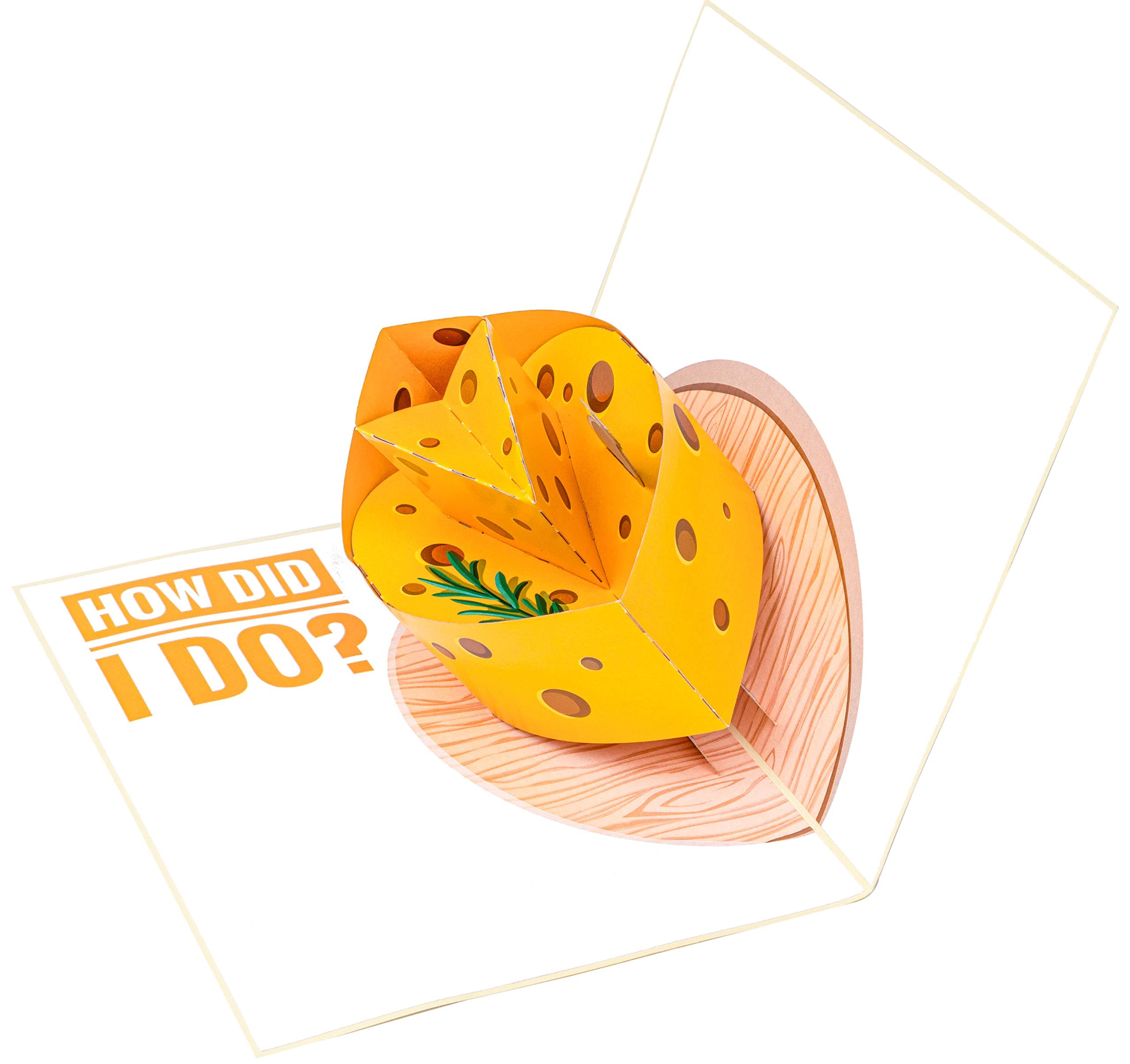 PopLife Cheesy 3D Pop Up Greeting Card - Funny Valentine's Day, Sarcastic Birthday, Congratulations, Mother's Day & Get Well Soon Card - Perfect Joke Gift for Dad, Friend, Son, Brother - Great for Office Pranks, Surprise Gifts & Special Occasions