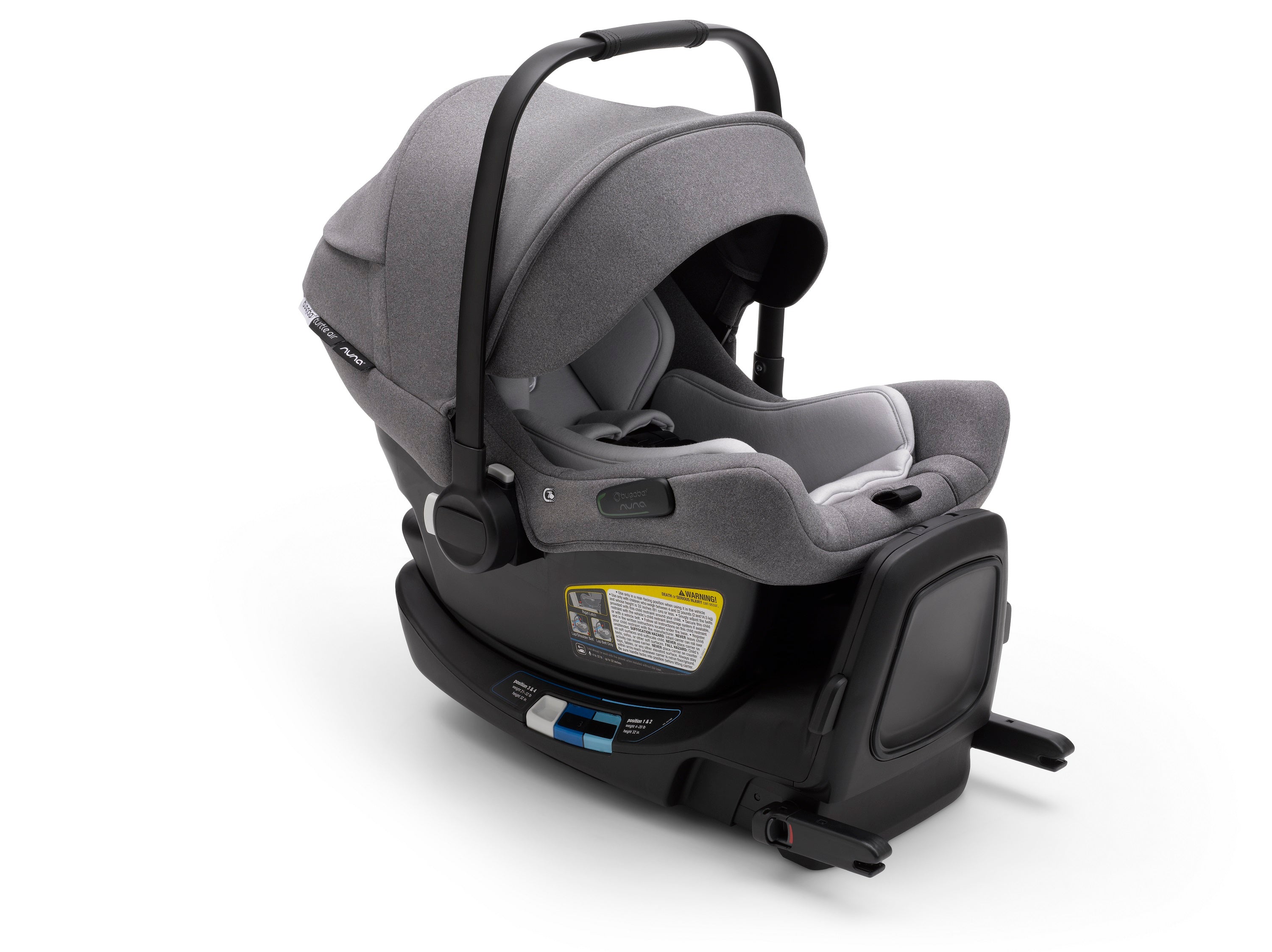 Bugaboo Turtle Air Infant Car Seat by Nuna – Lightweight & Safe Baby Car Seat for Newborns to Toddlers | Perfect for Travel, Daily Commutes & Family Road Trips