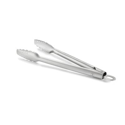 Premium Outset Lux 3-Piece Stainless Steel BBQ Grill Tool Set with Spatula, Tongs & Basting Brush - Perfect for Backyard Grilling, Camping & Outdoor Cooking
