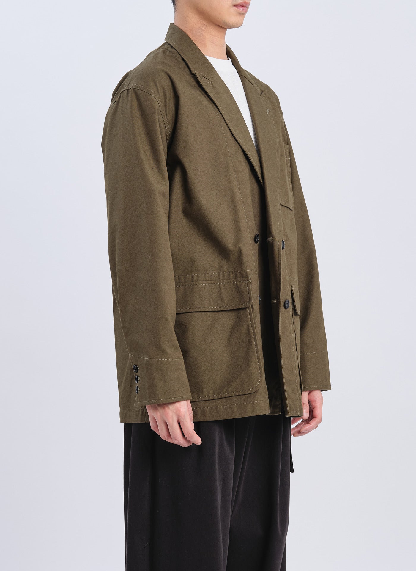 Cordura Canvas Soft Work Double Breasted Blazer for Men - Durable & Stylish Office Jacket - Perfect for Business Casual, Workwear & Professional Outfits