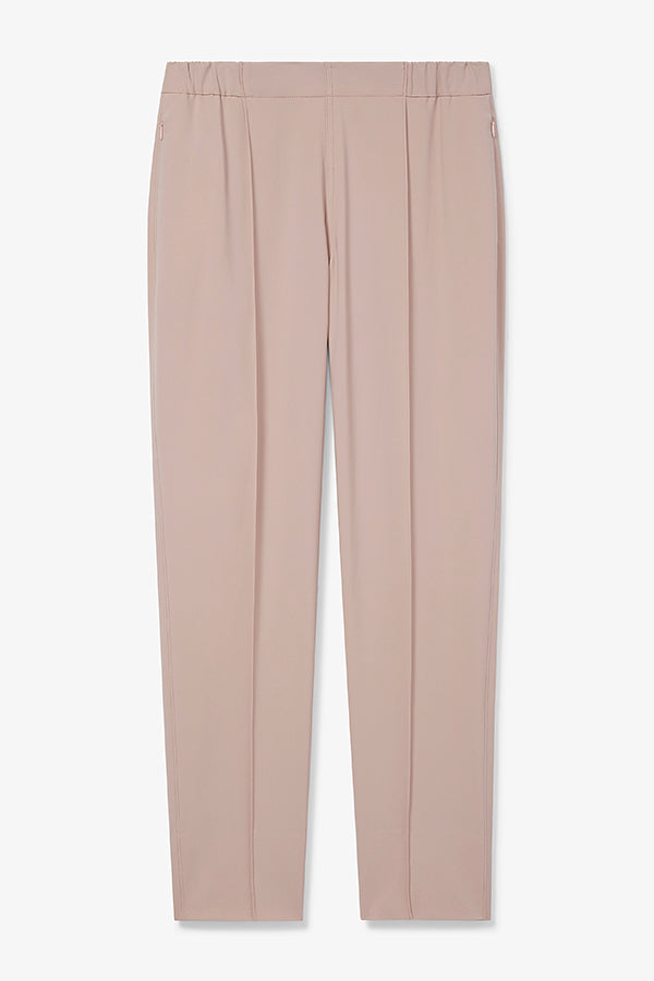 Colby Pant OrigamiTech Stretch Women's Pants - Blush Pink High Waisted Comfortable Workout & Lounge Pants for Yoga, Running, and Everyday Wear