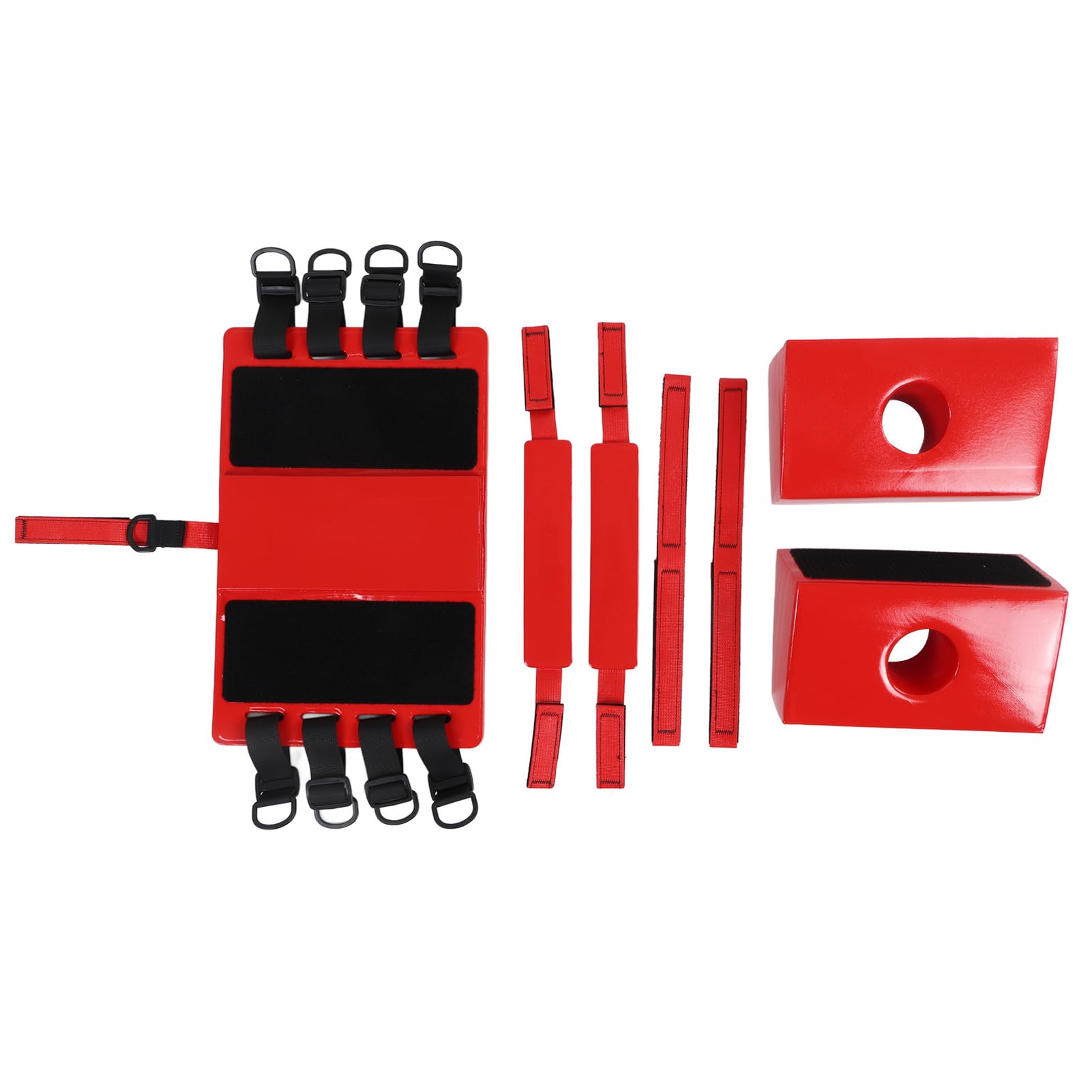Universal EMS EMT Head Immobilizer with Adjustable Straps - Spine Board Head Immobilizer for Medical Emergency Backboards - Ideal for First Responders, Ambulance Teams & Emergency Medical Situations