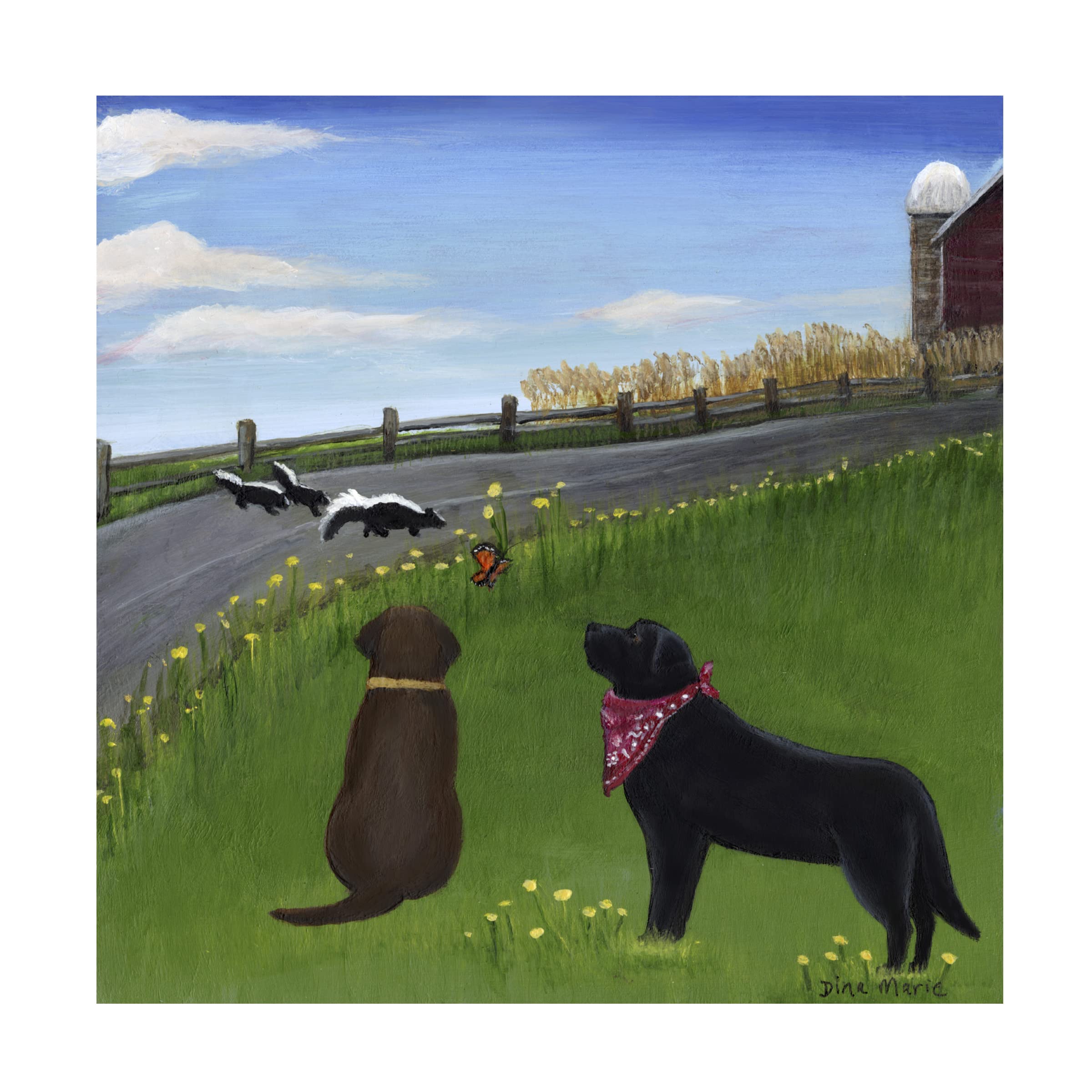 Trademark Fine Art 'Acceptance' 18x18 Canvas Wall Art by Dina Marie - Perfect for Living Room, Bedroom & Office Decor