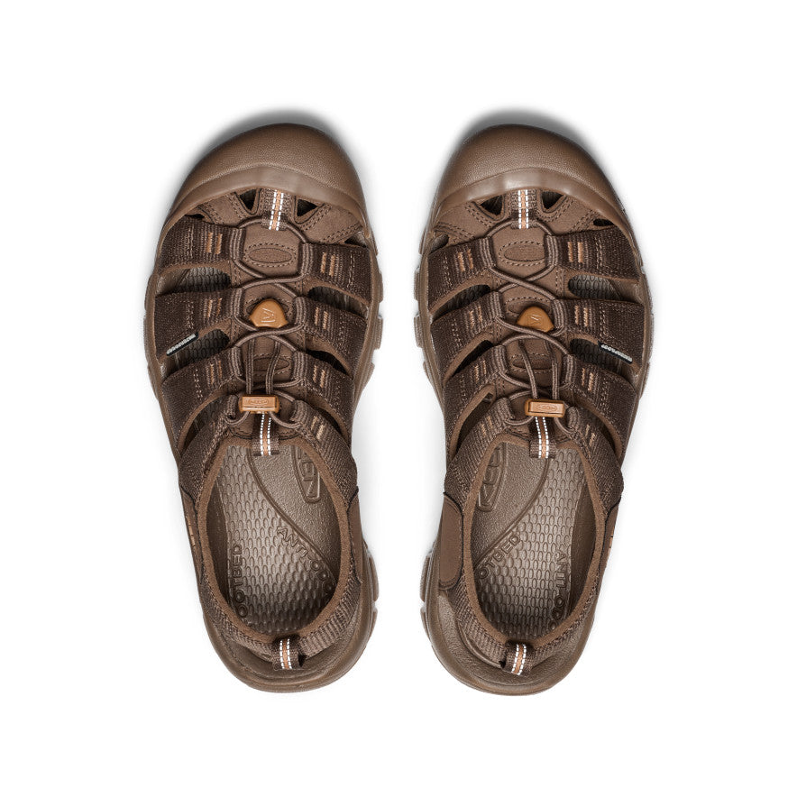 **Men's Newport H2 Sandal - Comfortable Waterproof Hiking Sandals for Men | Monochrome/Dark Earth | Perfect for Outdoor Adventures, Beach & Travel**