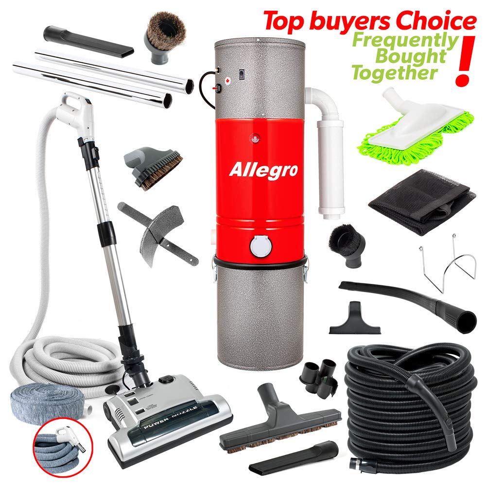 Central Vacuum 4-Inlet Installation Kit with 100 Feet of Pipe - Complete All-in-One Box for Easy Whole House Vacuum System Setup | Perfect for Home Renovation & Cleaning