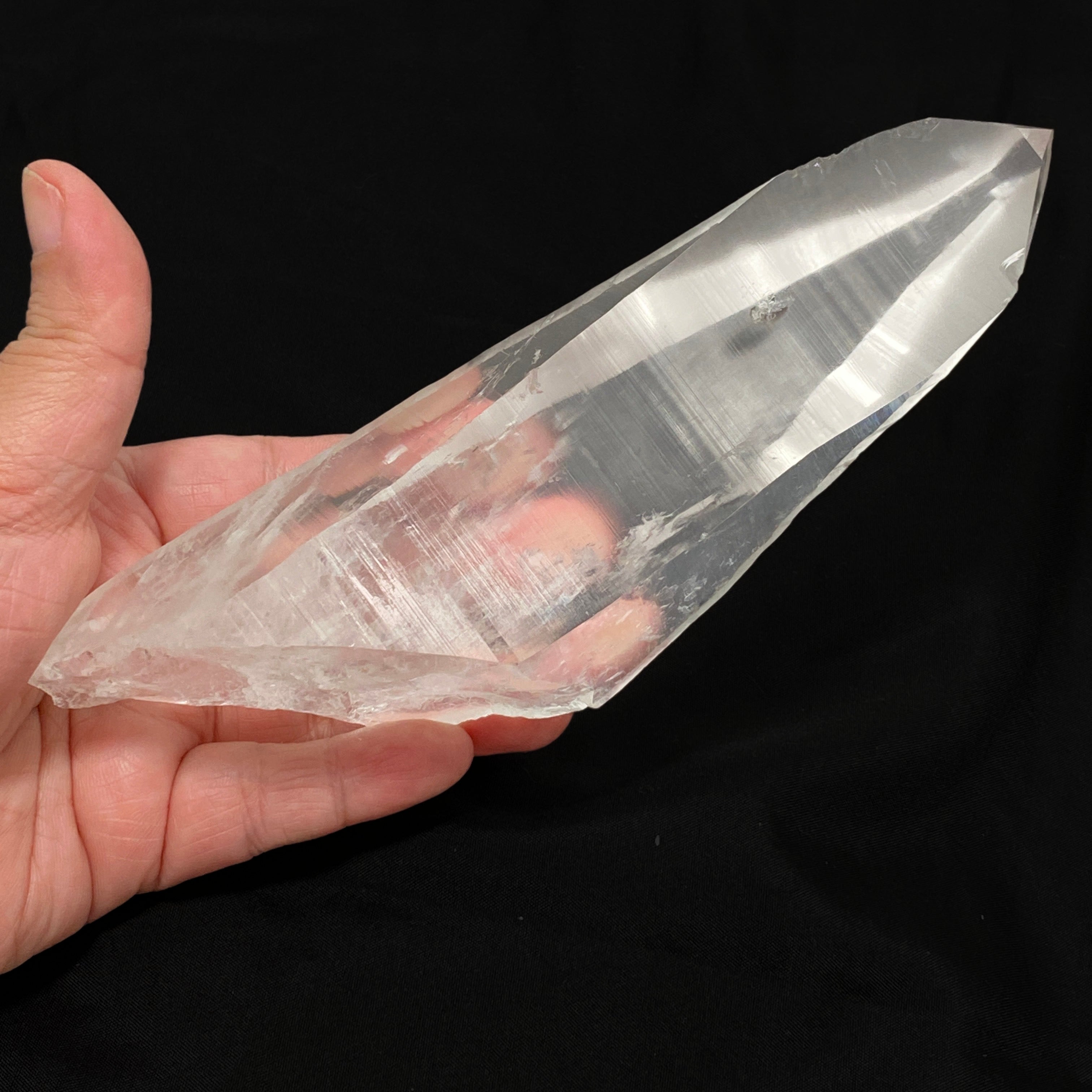 Lemurian Seed Crystal 205x55mm 581g Natural Healing Stone for Meditation, Energy Work & Spiritual Growth - Perfect for Reiki, Chakra Balancing & Home Decor