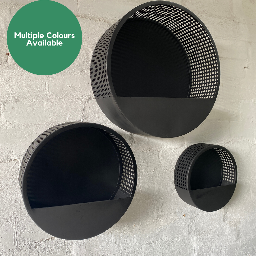 Full Moon Planters with Drainage Holes - Modern Decorative Flower Pots for Indoor & Outdoor Plants - Perfect for Home, Office, and Garden Decor