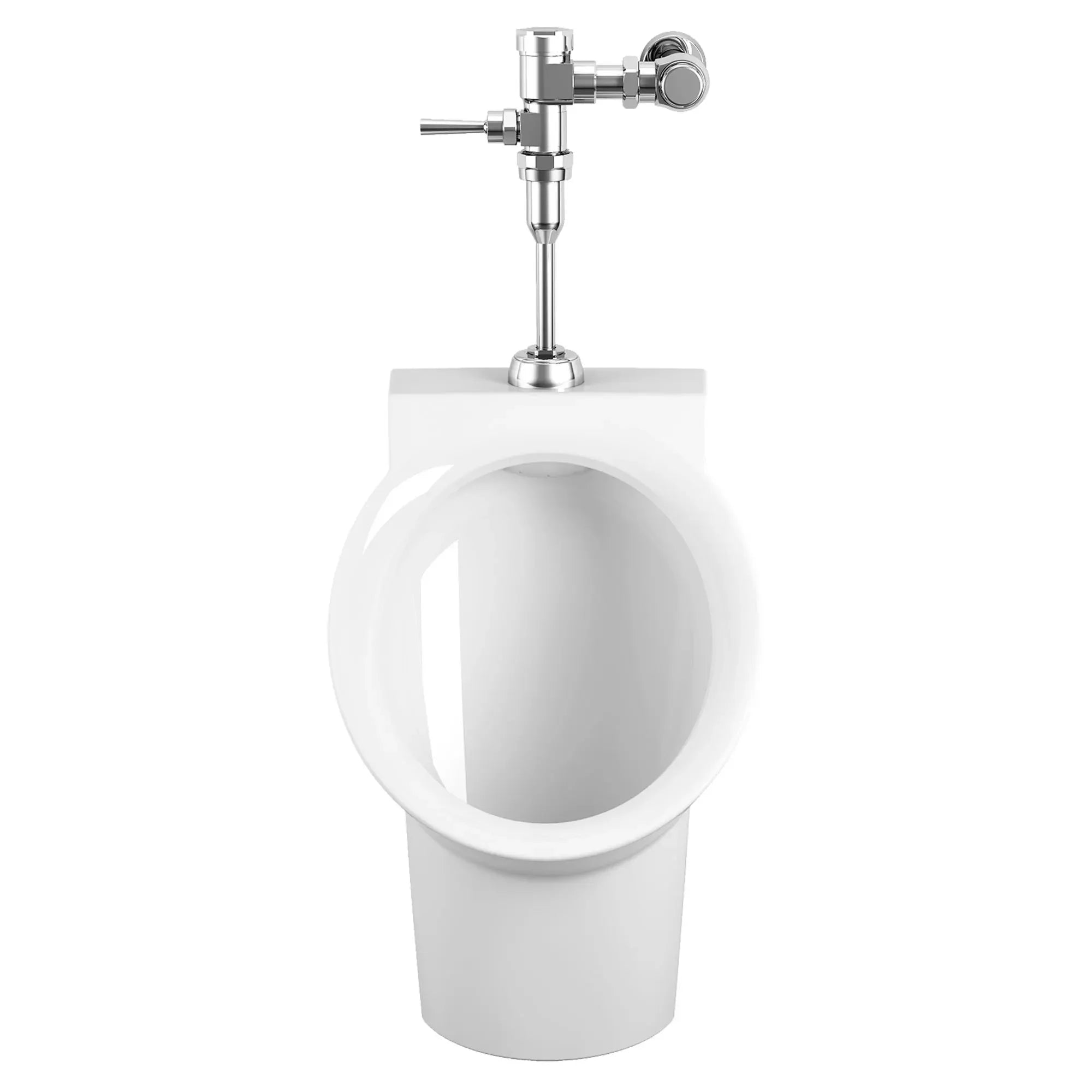 Decorum® EverClean® Manual Piston Flush Valve Urinal System - 0.125 GPF/0.5 LPF Water Saving - Ideal for Commercial Restrooms, Offices & Public Facilities