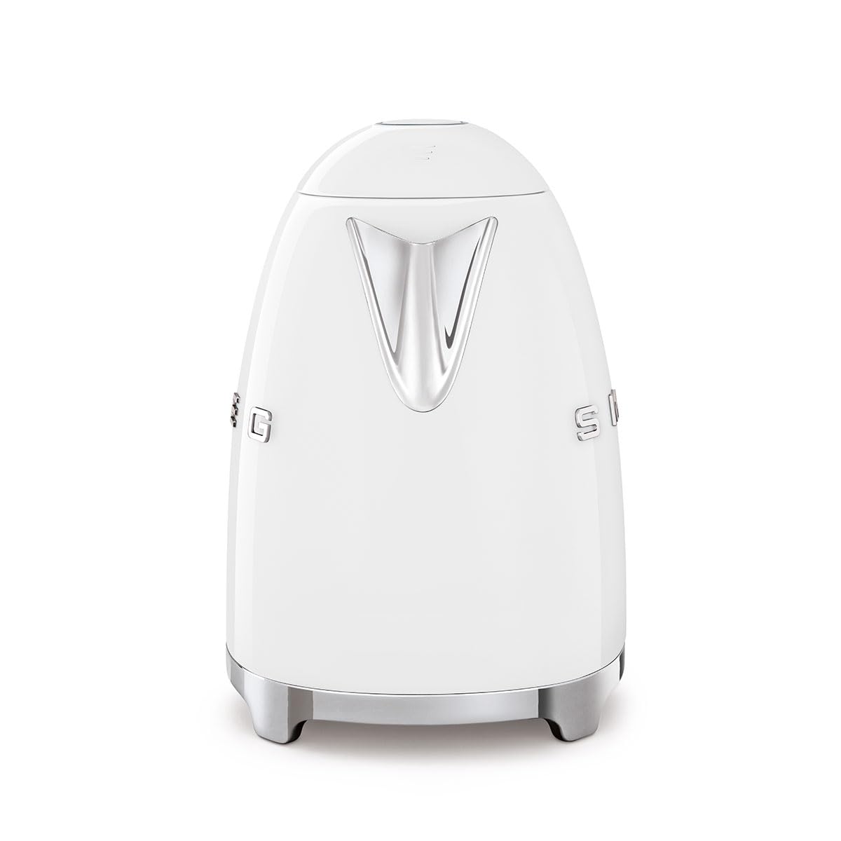 Smeg KLF03WHUK Retro Style Electric Kettle - 1.7L Stainless Steel, White - Perfect for Kitchen, Office & Home Decor