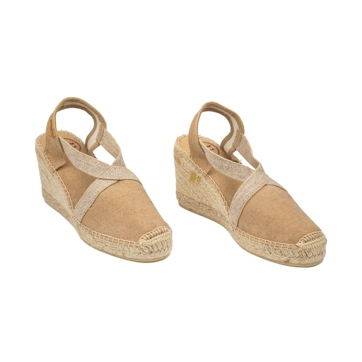 Women's Basic Canvas Wedge Espadrilles - Comfortable Summer Casual Shoes for Beach, Vacation & Everyday Wear | Terra 7V