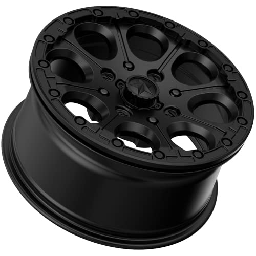 MA44 15X7 4X110 Satin Black 25MM Offset Wheel - M44-05710 - Perfect for Jeep Wrangler & Off-Road Vehicles