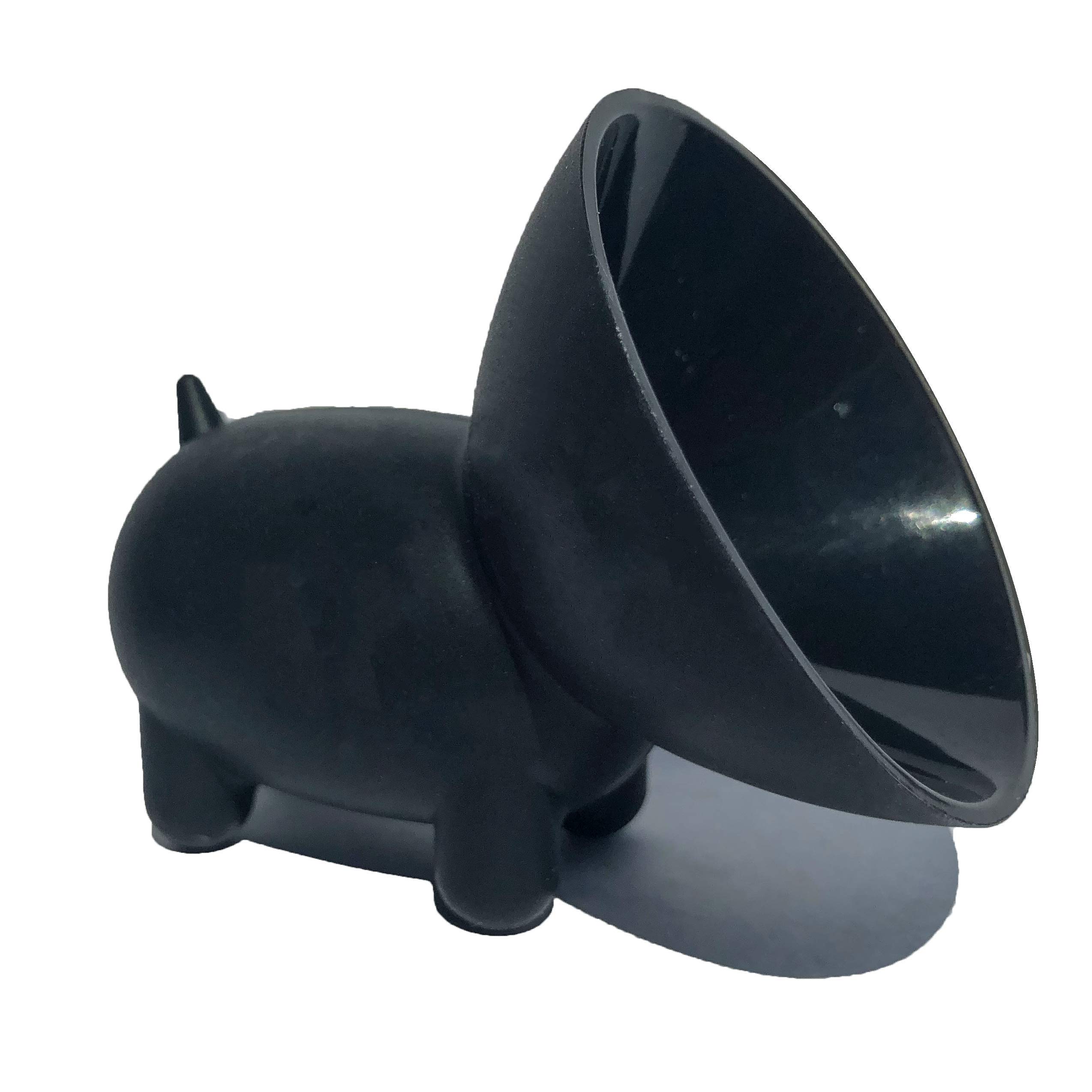 Biggy Piggy Universal Phone & Tablet Stand with Grip - Adjustable Holder for iPhone, Samsung, iPad - Durable Black Accessory for Desk, Car, Bed, and Travel Use