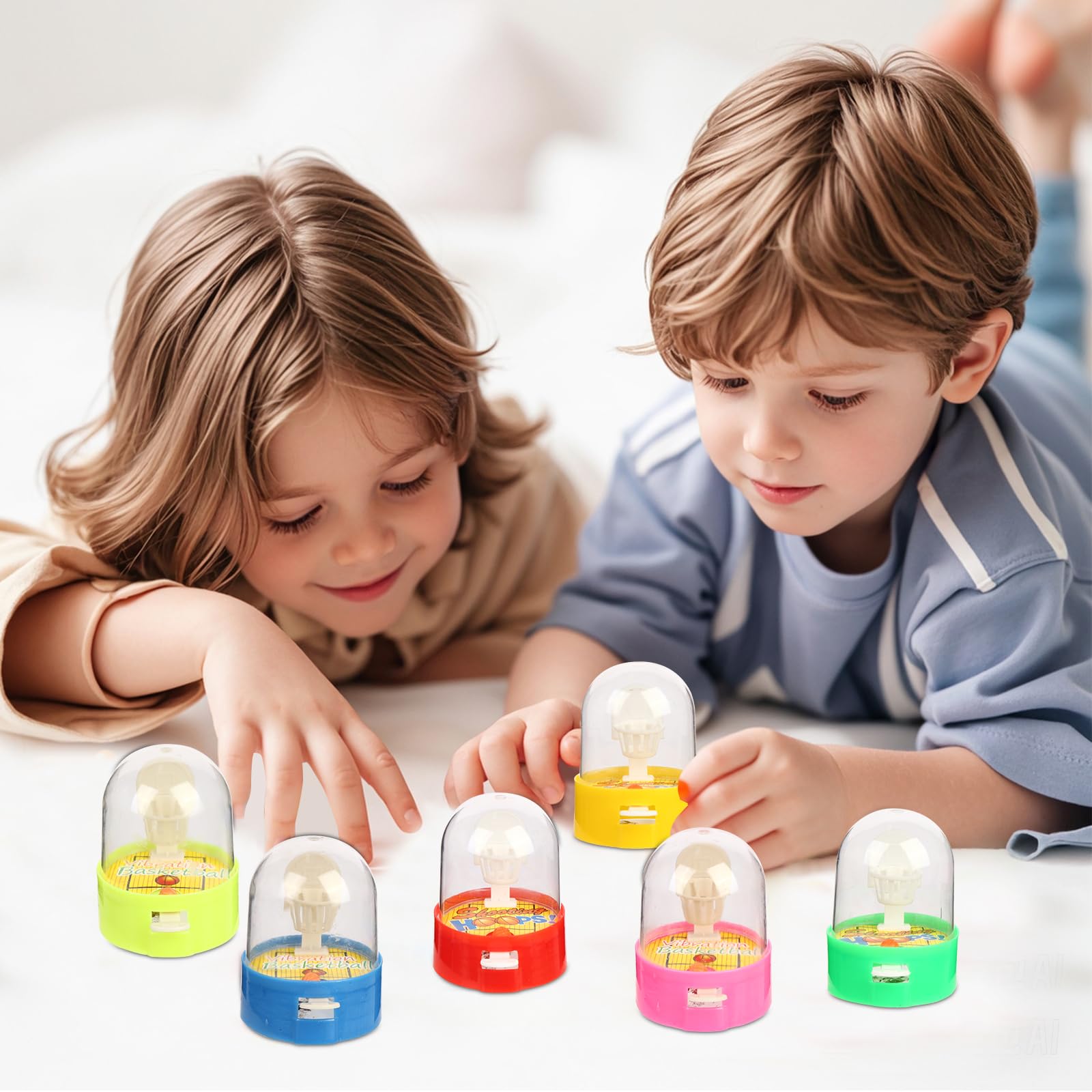 32 Pack Mini Finger Basketball Toys - Fun Desktop Game for Kids, Party Favors & Classroom Prizes - Great for Stress Relief & Office Fun