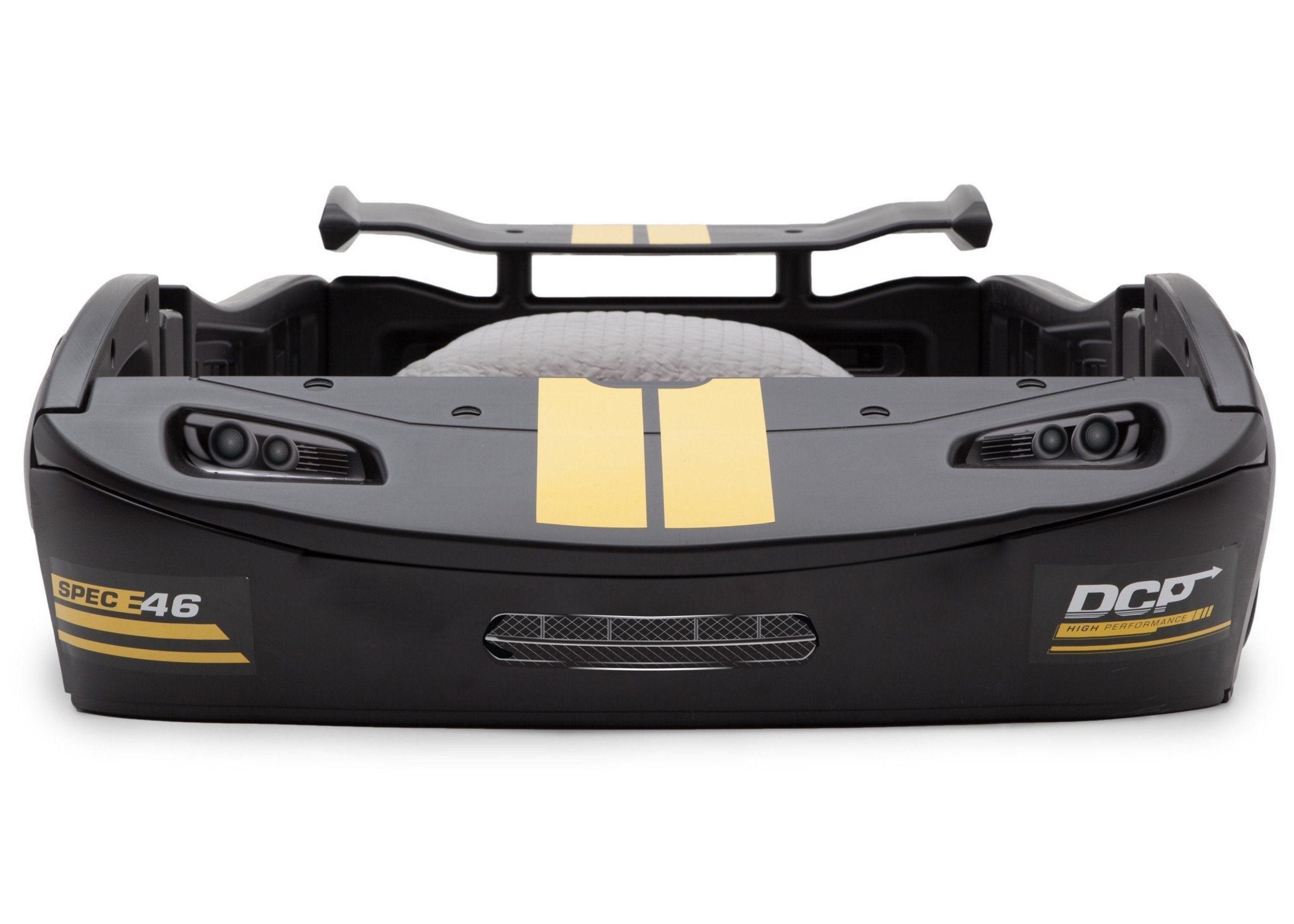 Turbo Race Car Twin Bed for Kids - High-Speed Design Themed Bedroom Furniture for Boys & Girls - Perfect for Racing Enthusiasts' Bedrooms and Playrooms