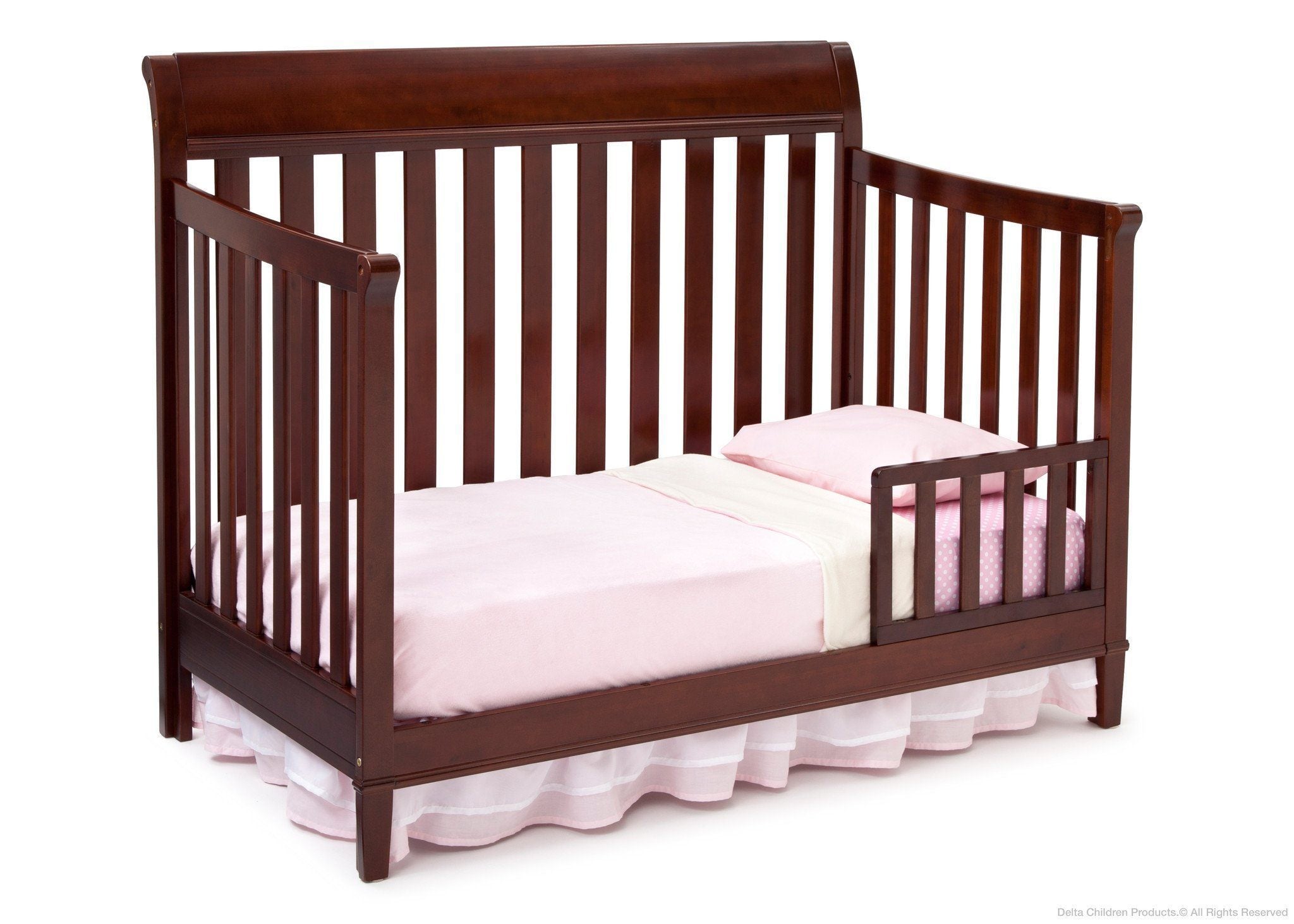 Haven 4-in-1 Convertible Baby Crib - Toddler Bed, Daybed & Full-Size Bed - Safe Nursery Furniture for Newborns to Teens - Perfect for Bedrooms, Daycare & Guest Rooms