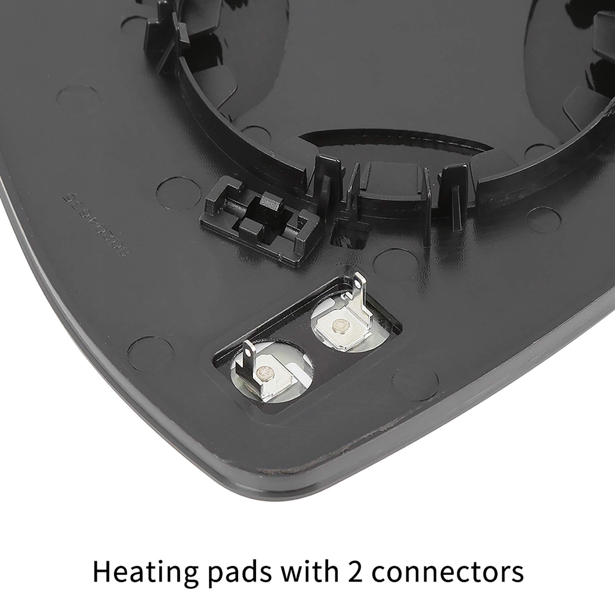 X AUTOHAUX Heated Rear View Mirror Glass with Backing Plate - Passenger Side Right for Land Rover Range Rover - Perfect for Winter Driving & Enhanced Visibility