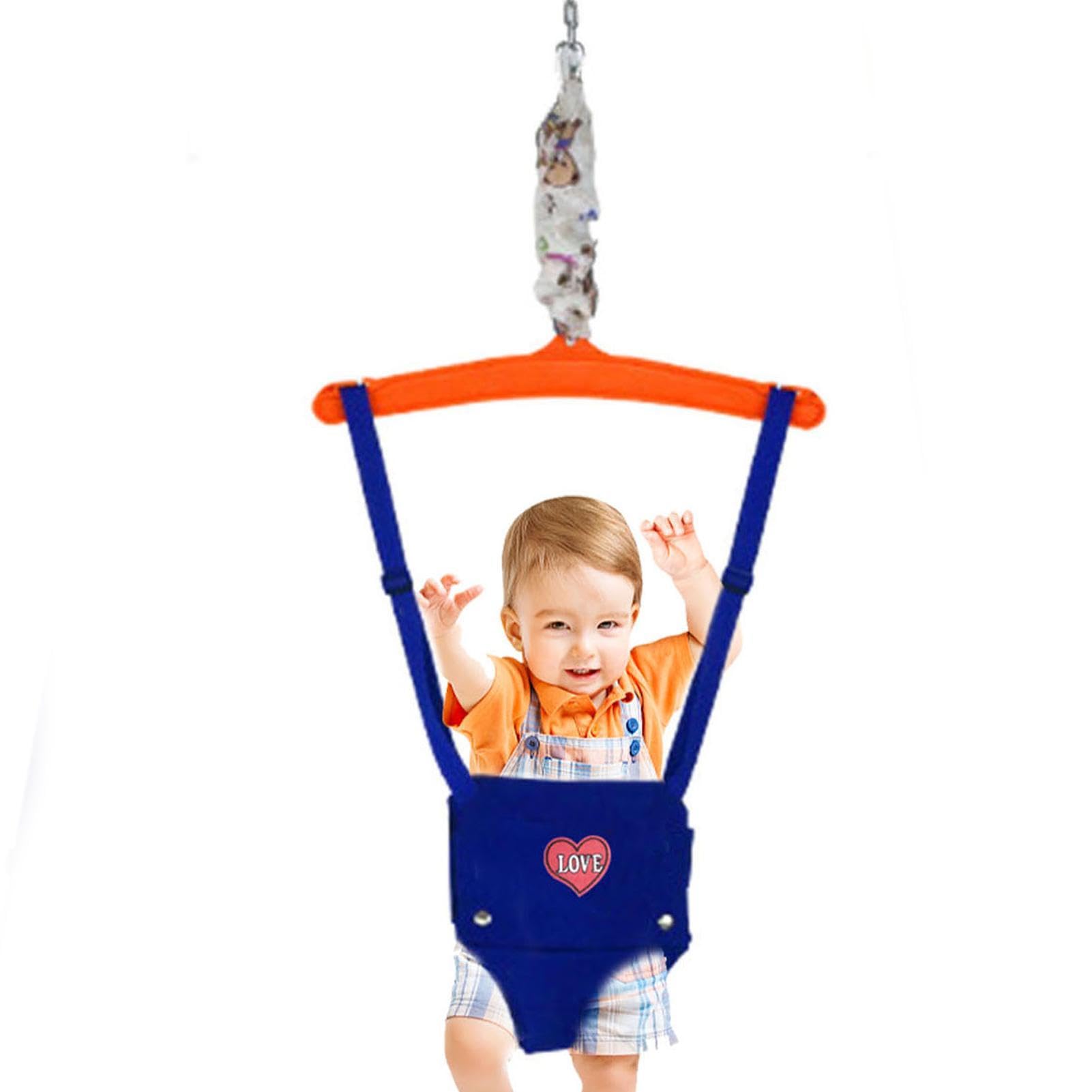 Adjustable Baby Jumper Seat for Toddlers 6-24 Months - Indoor/Outdoor Doorway Swing with Safety Straps | Perfect for Playtime, Exercise & Sensory Development - Gift for Boys & Girls