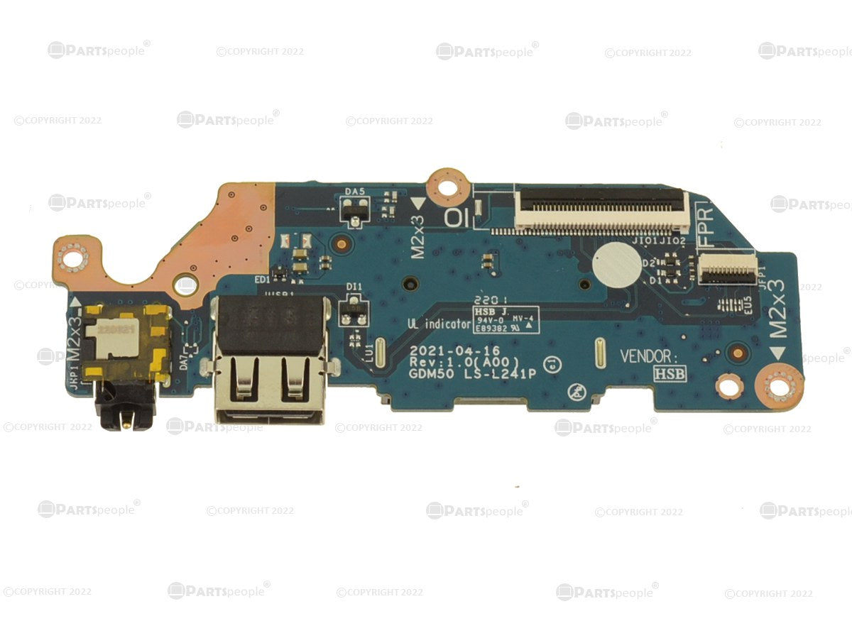 Dell OEM Inspiron 15 3510 USB Audio Port SD Card Reader IO Circuit Board VWVFG - Replacement Part for Laptop Repair & Maintenance