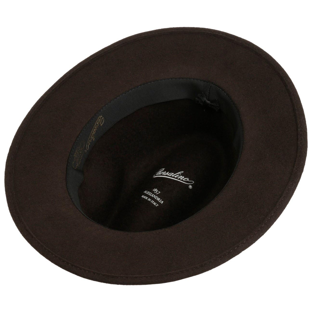 Borsalino Fur Felt Fedora Hat for Men - Elegant Winter Style