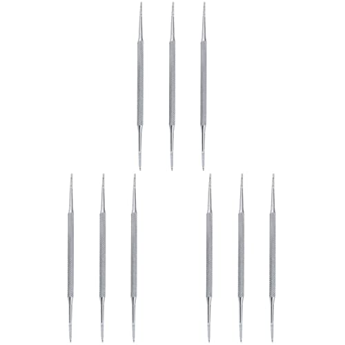 FRCOLOR 3-Piece Stainless Steel Nail Cuticle Pusher & Scraper Set - Professional Manicure Tools for Cuticle Care, Nail Prep & At-Home Pedicures