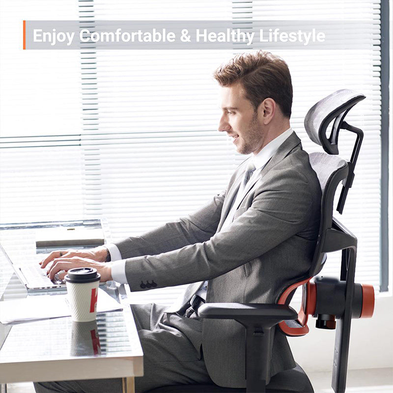NEWTRAL NT001 Ergonomic Office Chair with Adjustable Lumbar Support - Perfect for Home & Office Workspaces, Gaming, and Long Hours of Sitting