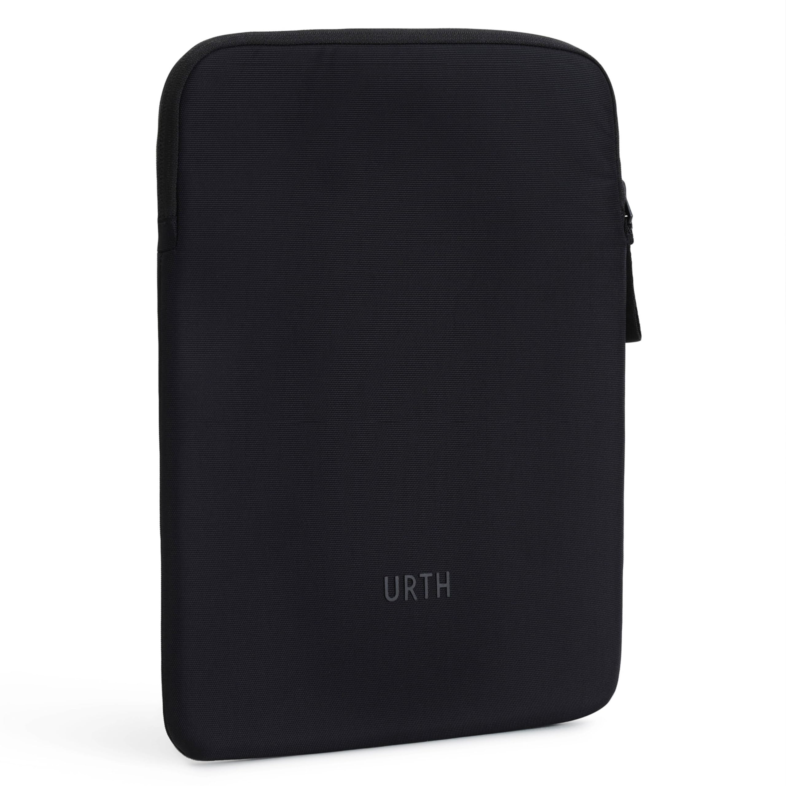 Urth Naos 15-16 Inch Padded Laptop Sleeve - Water Resistant Recycled MacBook Air/Pro Case (Black) | Perfect for Work, Travel & School Protection