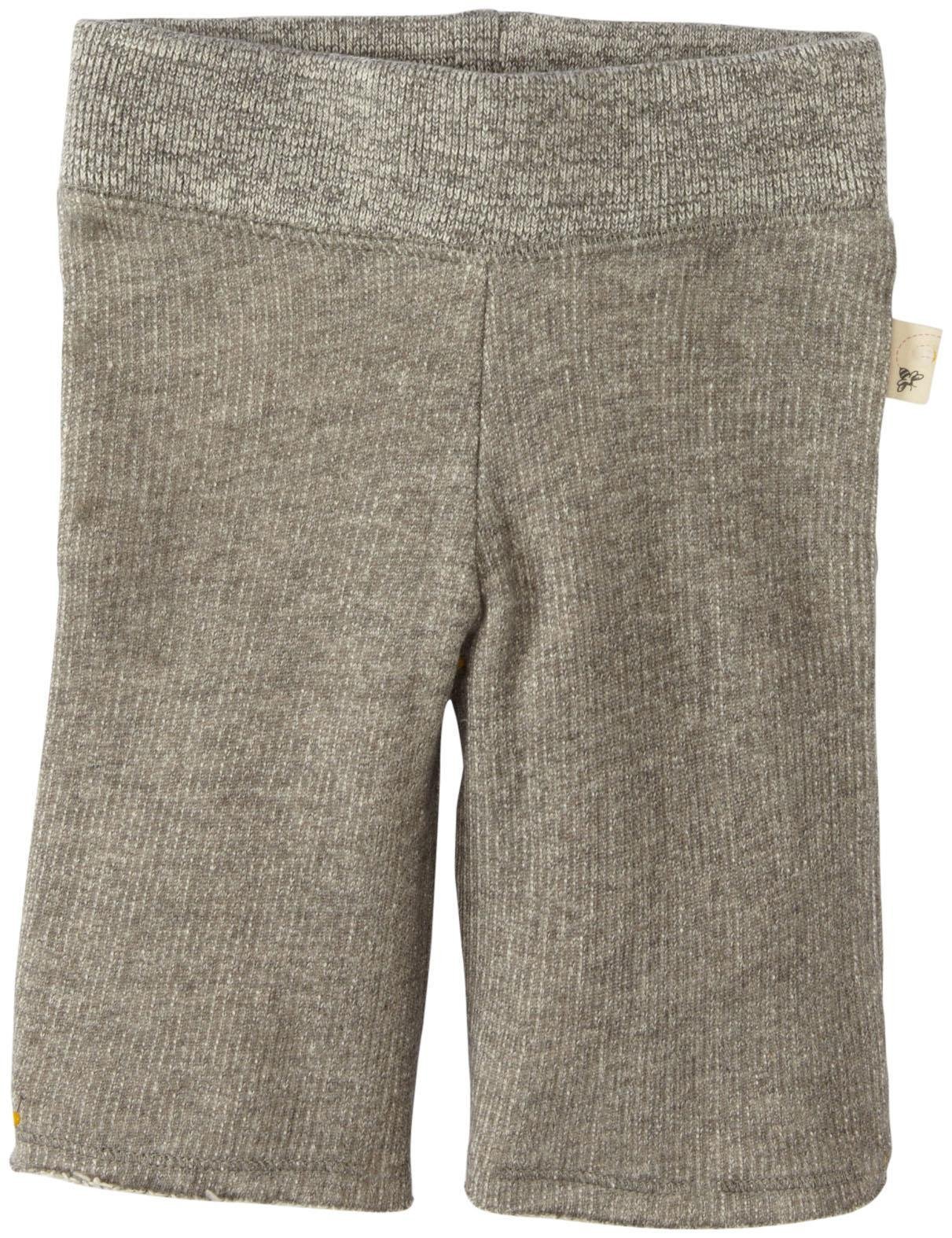 Burt's Bees Baby Girls' Loose Terry Pants - Soft Cotton Comfort for 0-3 Months | Heather Grey | Perfect for Playtime, Naptime & Everyday Wear