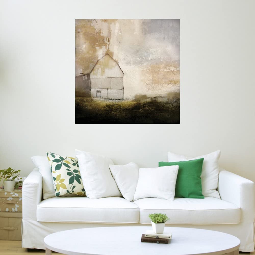 Mark Chandon Fine Art Canvas Wall Decor - 32x32 Inch Ready to Hang Isolated Canvas Painting for Living Room, Bedroom, Office - Modern Abstract Artwork for Home & Commercial Spaces