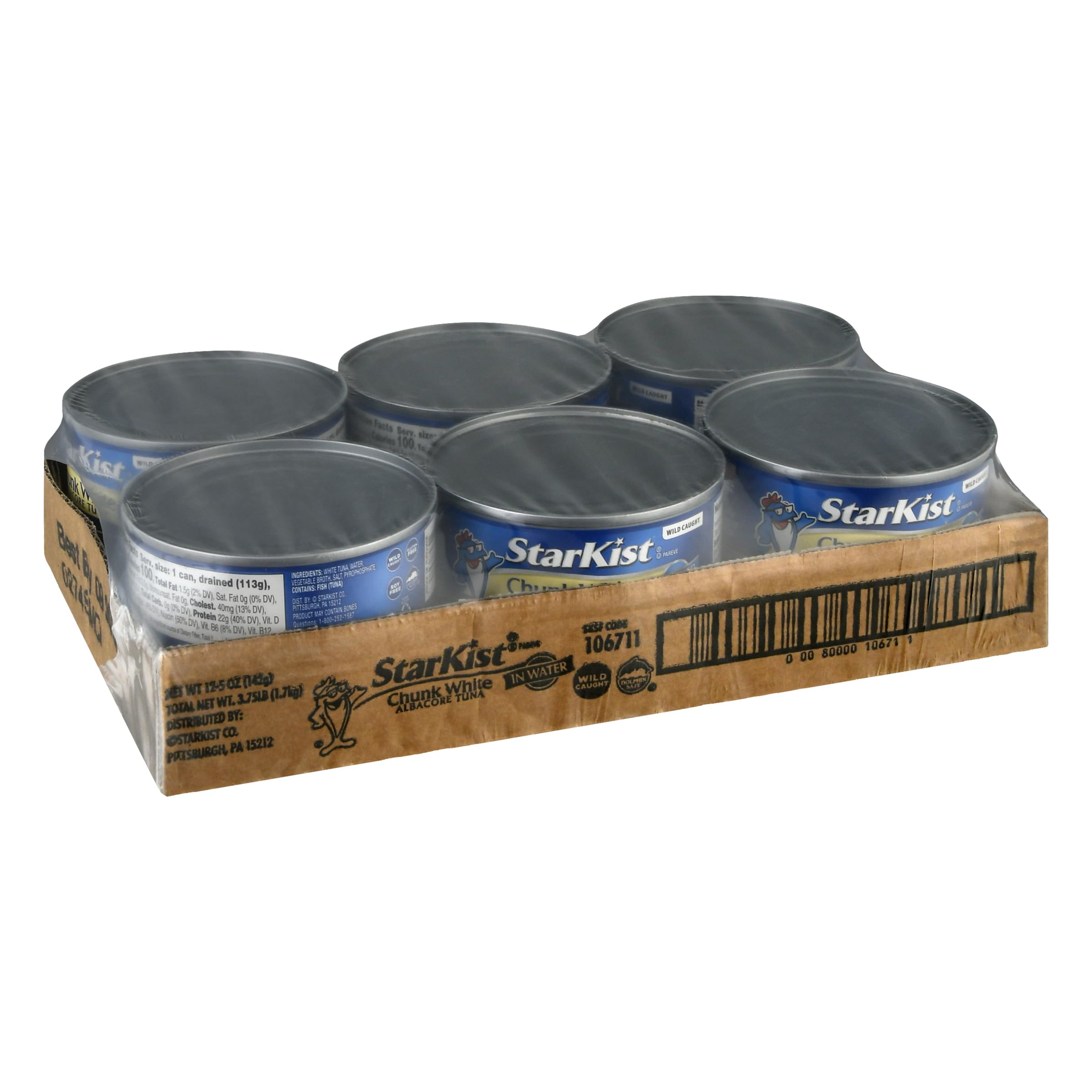 StarKist Chunk White Albacore Tuna in Water - 5 oz Cans (Pack of 12) | Wild Caught, High Protein, Low Mercury | Perfect for Salads, Sandwiches & Meal Prep